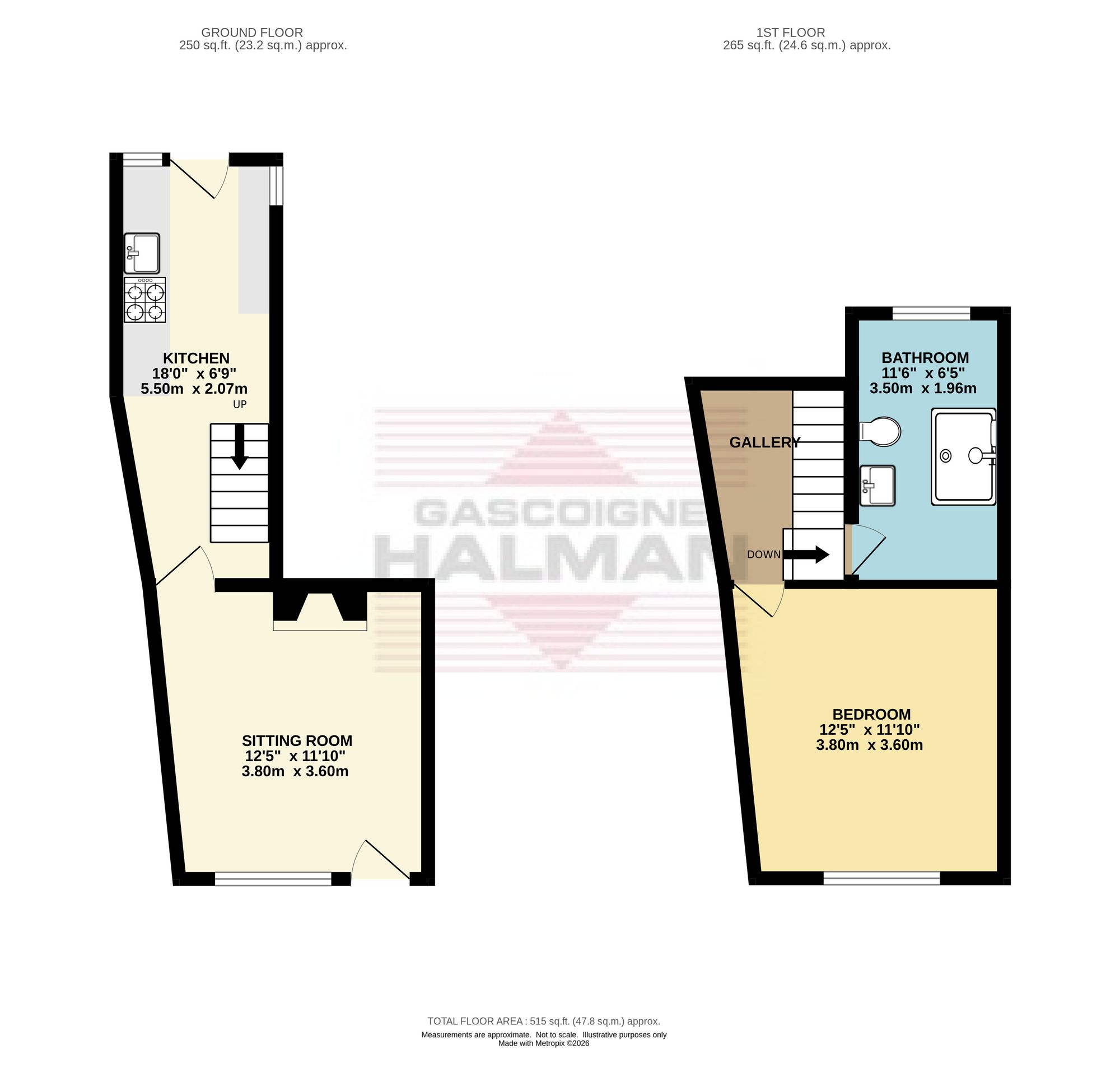 32 Church Street South, Glossop floorplan