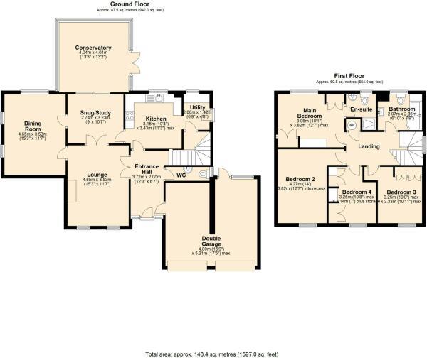 11, Suffield Close, Norwich floorplan