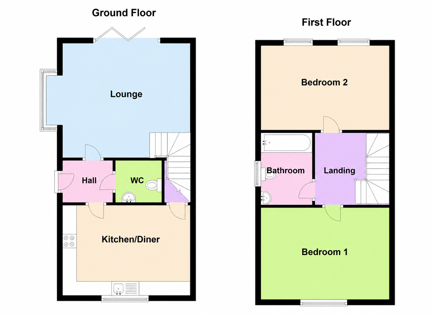 26, Saxon Way, Sleaford floorplan
