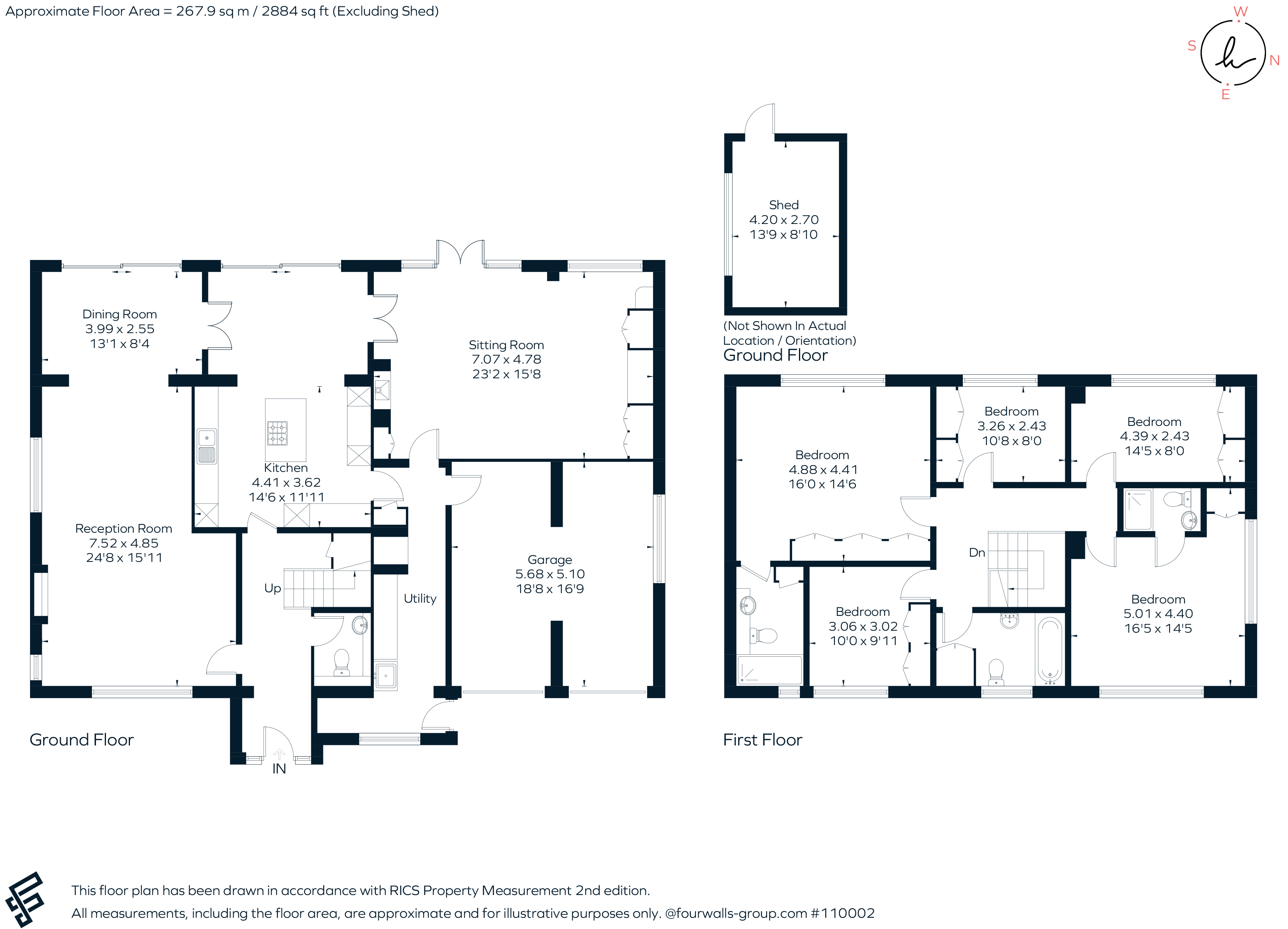 Westerley, Grange Lane, Hartley Wintney floorplan