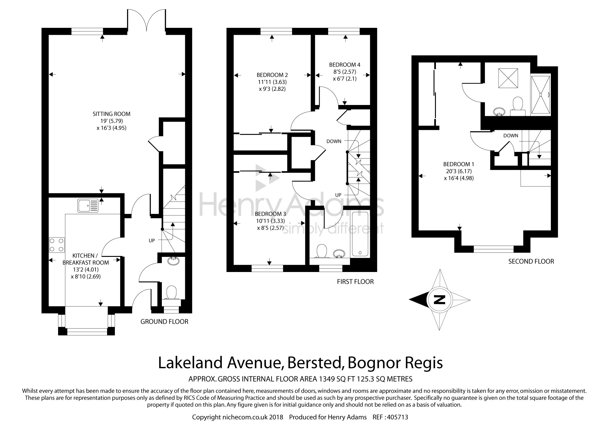 4 Bedrooms  for sale in Lakeland Avenue, Bersted, Bognor Regis PO21