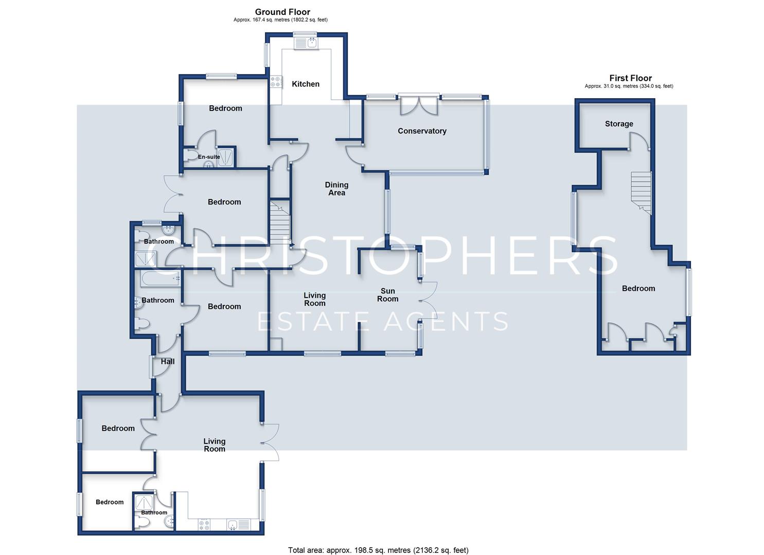 Four Winds, Meaver Road, Mullion floorplan