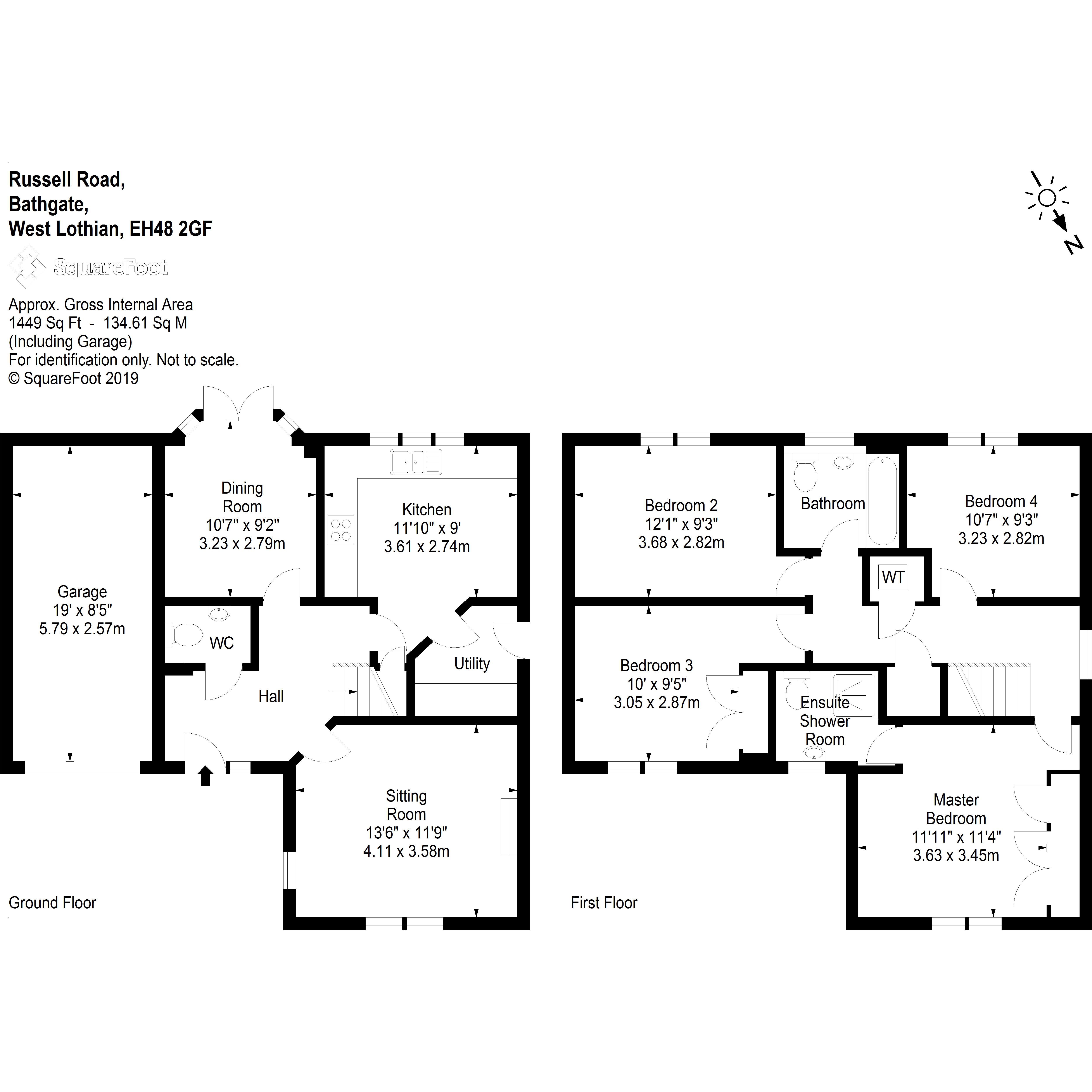 4 Bedrooms Detached house for sale in Russell Road, Bathgate EH48