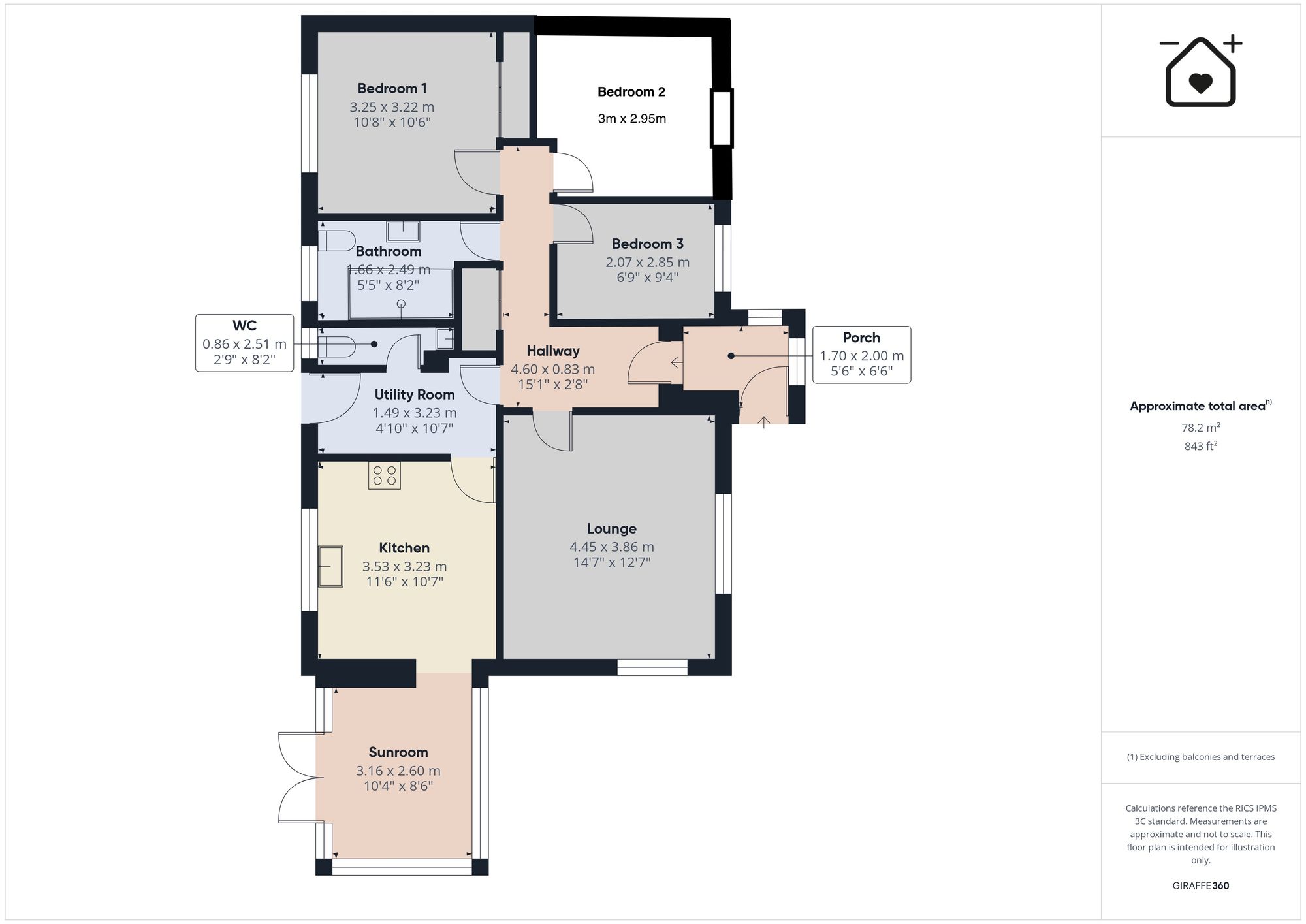 1 Giltar Way, Tenby floorplan