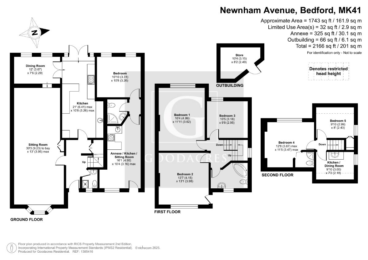 12 Newnham Avenue, Bedford floorplan
