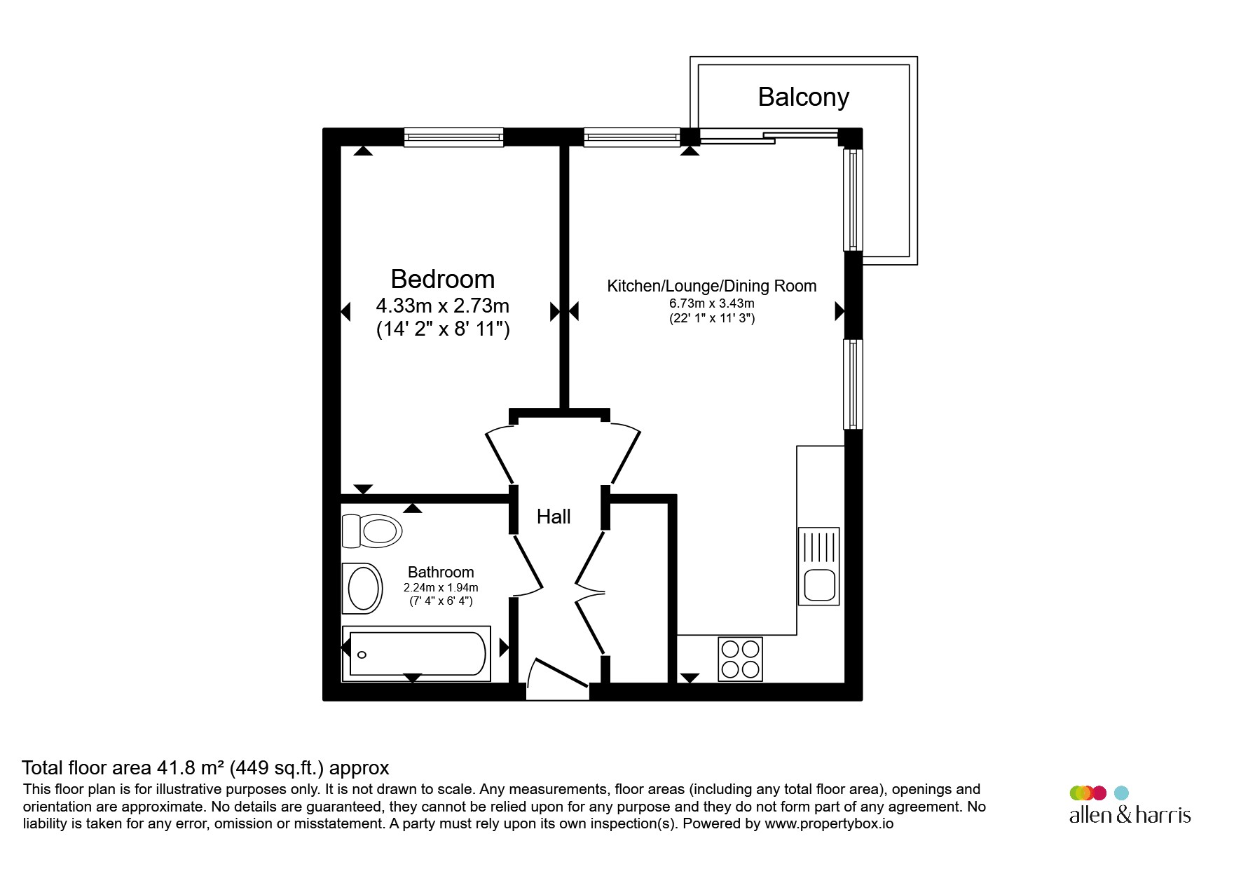 8, The Horizon, Trem Elai, Penarth floorplan