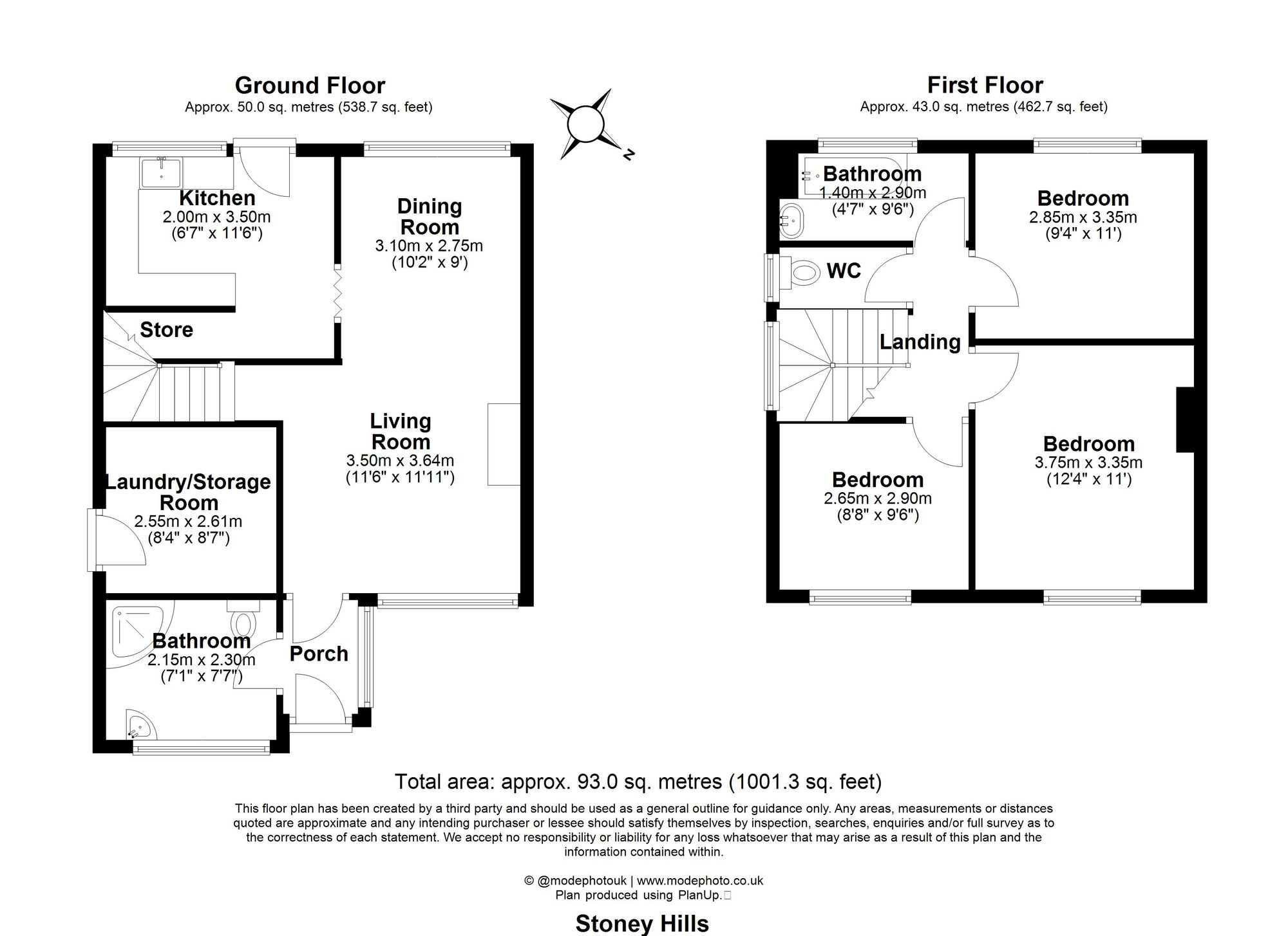 2 Stoney Hills, Billericay floorplan
