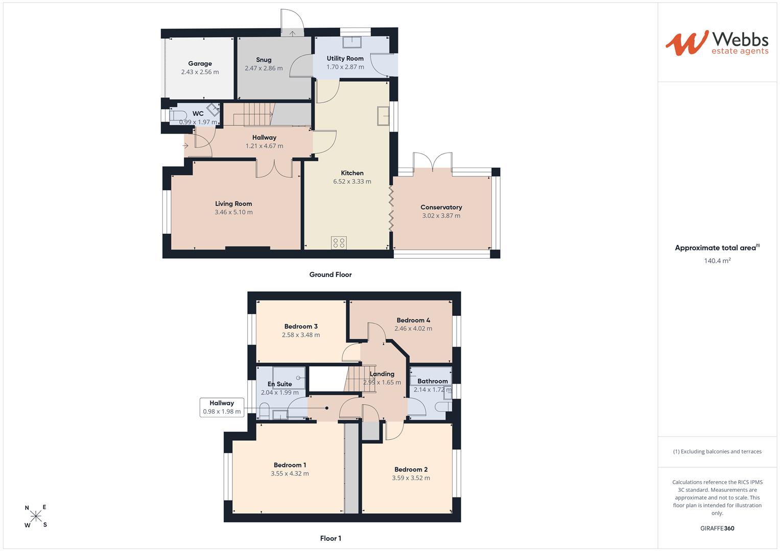 1, Bonney Drive, Rugeley floorplan