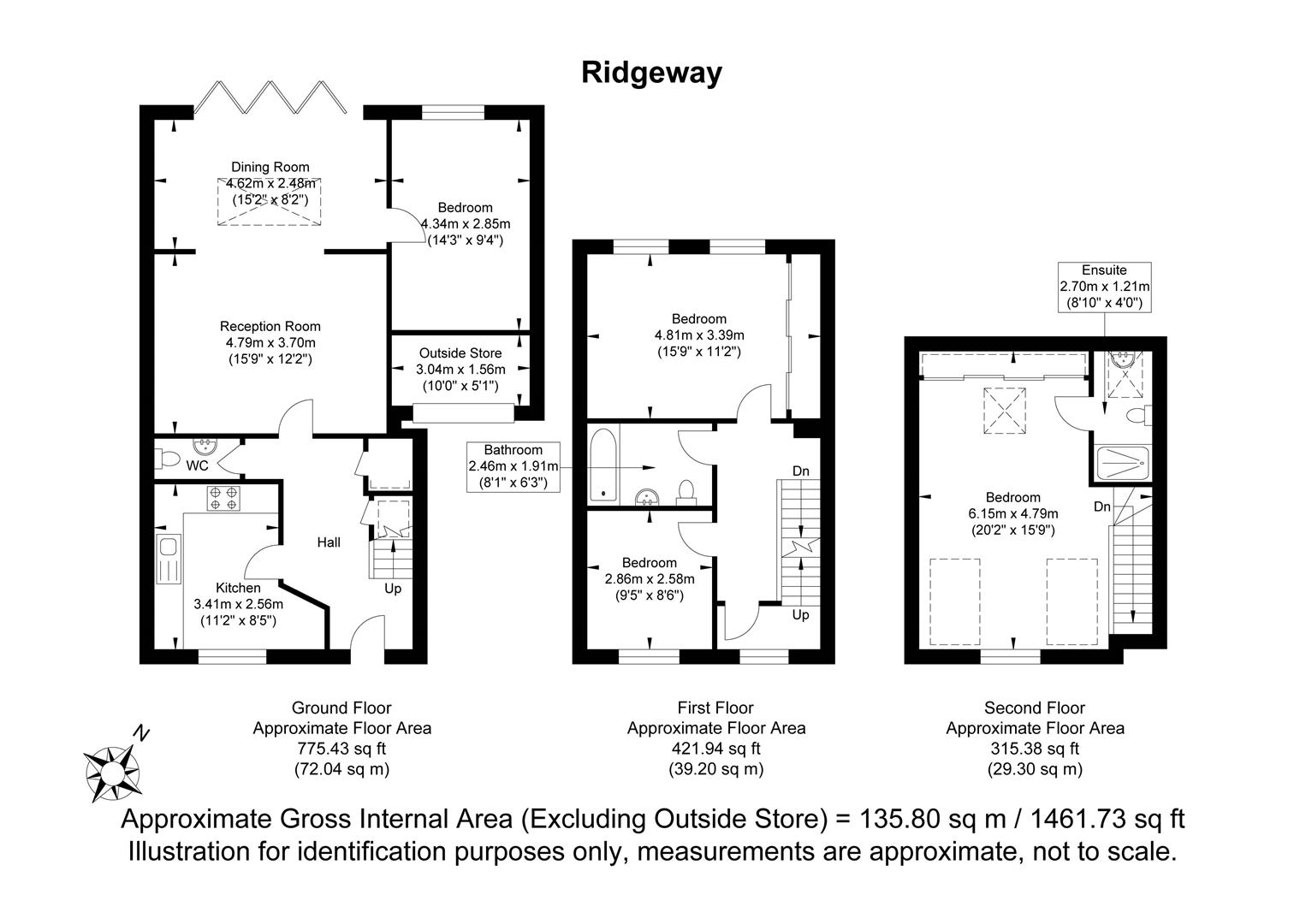 43, Ridgeway, Haywards Heath floorplan