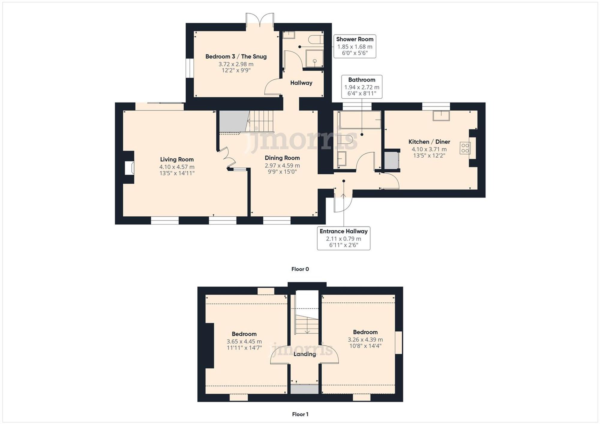 The Barn, Ludchurch, Pembrokeshire floorplan