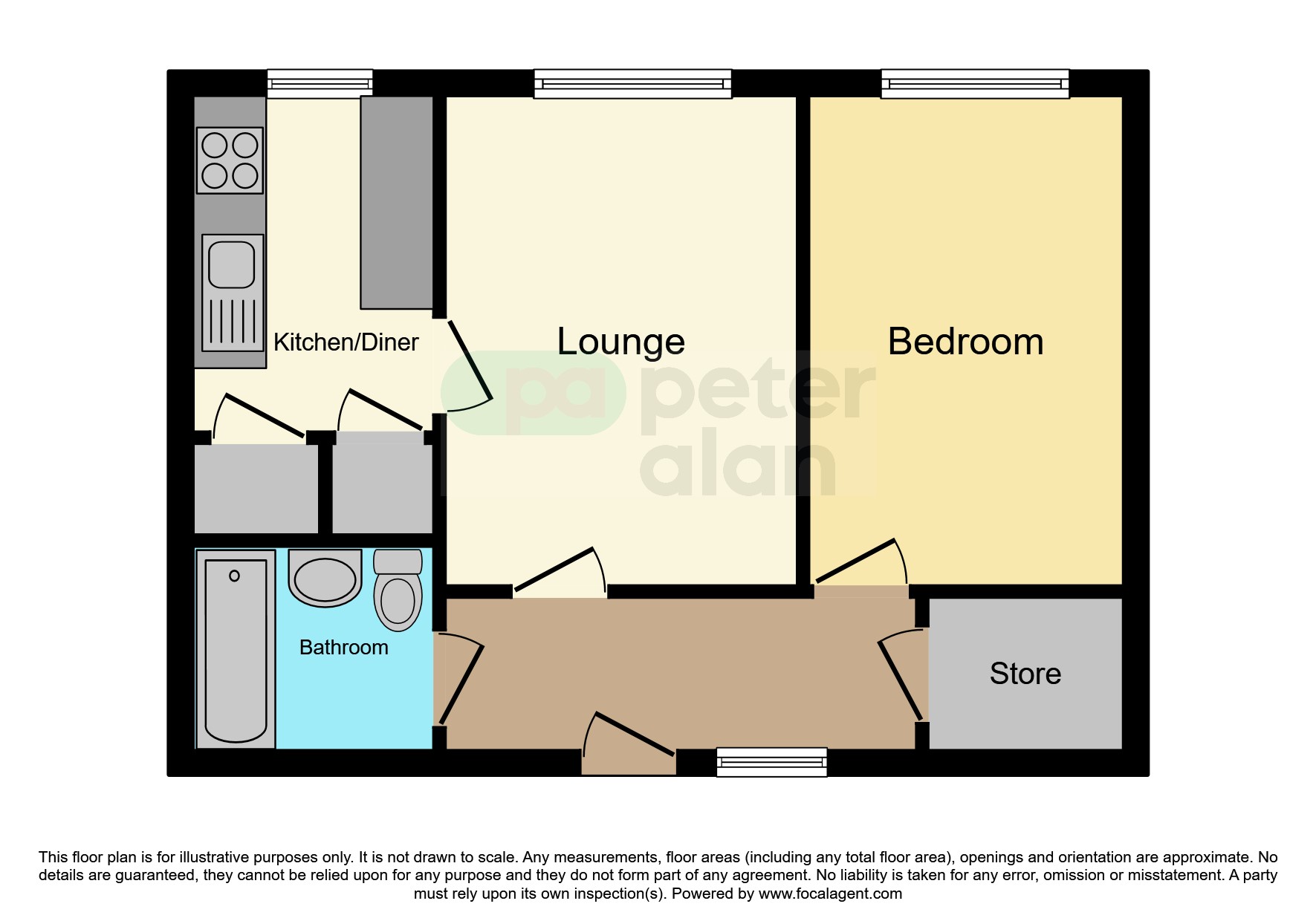 Flat 14, Wentloog Court, Wentloog Road, Cardiff floorplan