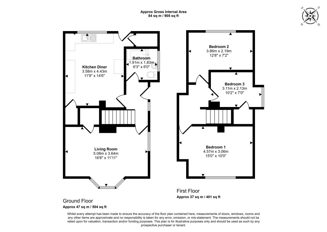 34, Clyffe Pypard, Swindon floorplan