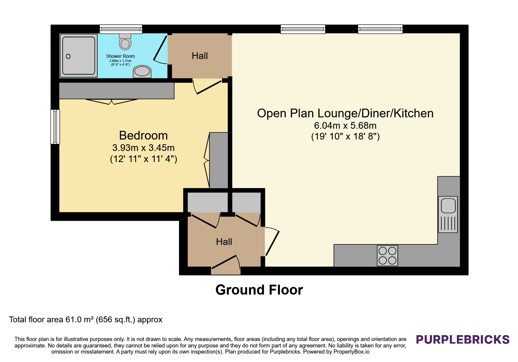Flat 7/Southlands House, Southlands Lane, Oxted floorplan