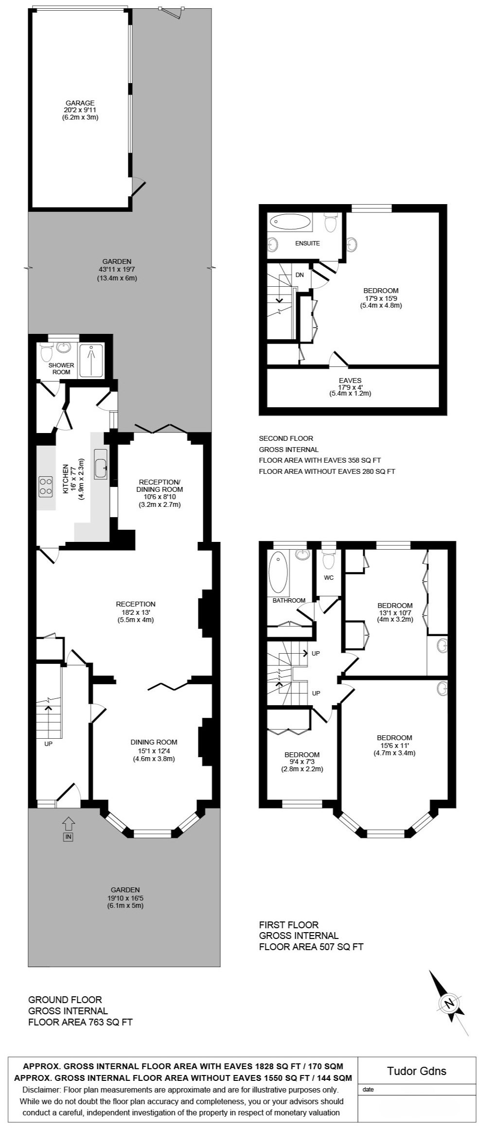 53, Tudor Gardens, West Acton floorplan