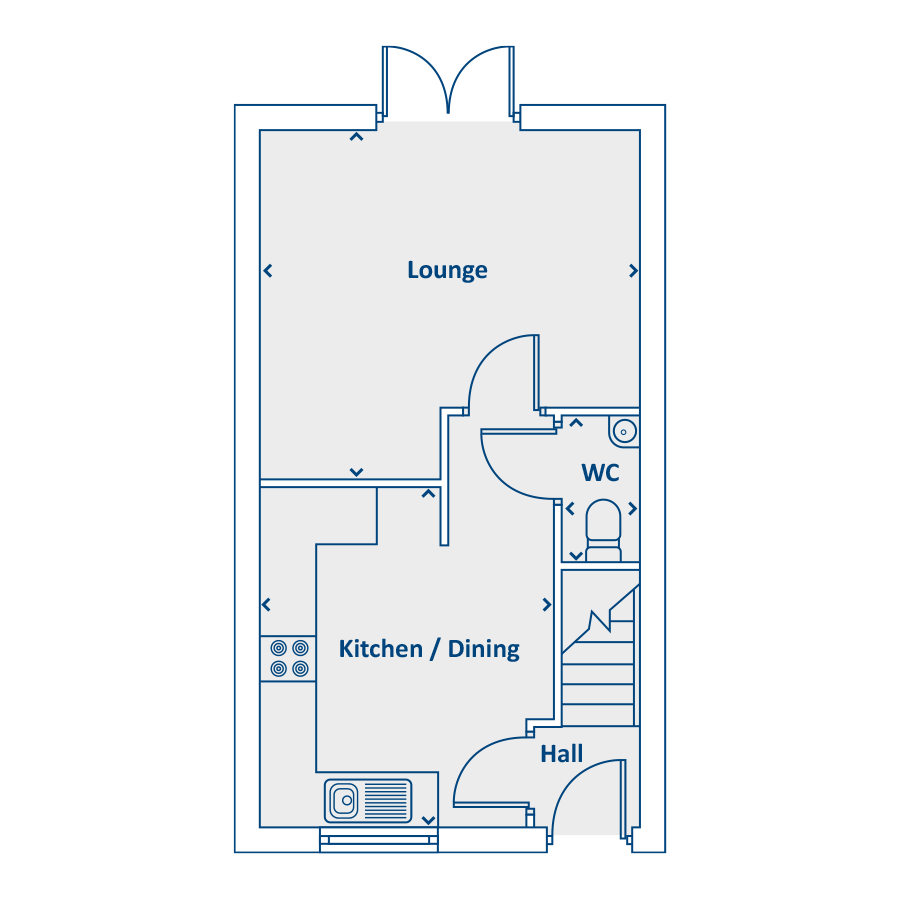 Plot 329, Foxby Lane, Gainsborough floorplan