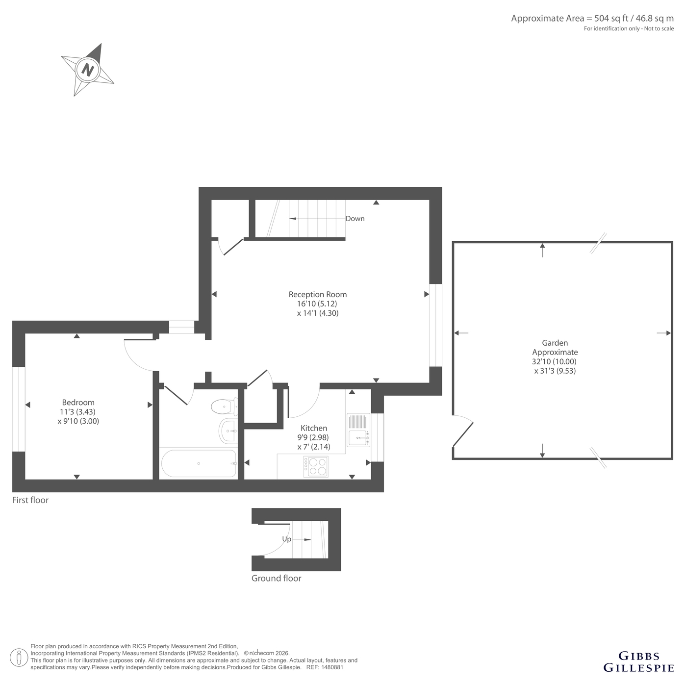 6, Ryeland Close, West Drayton floorplan