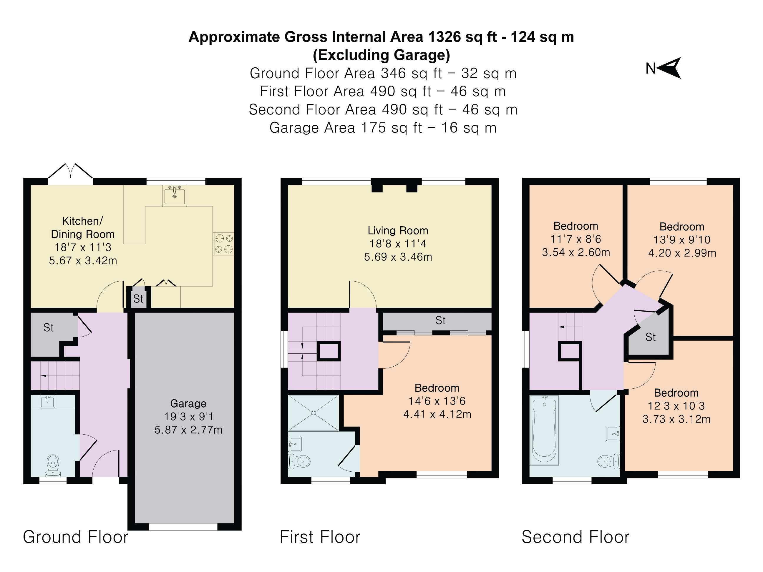 52, Charles Road, Newton Abbot floorplan