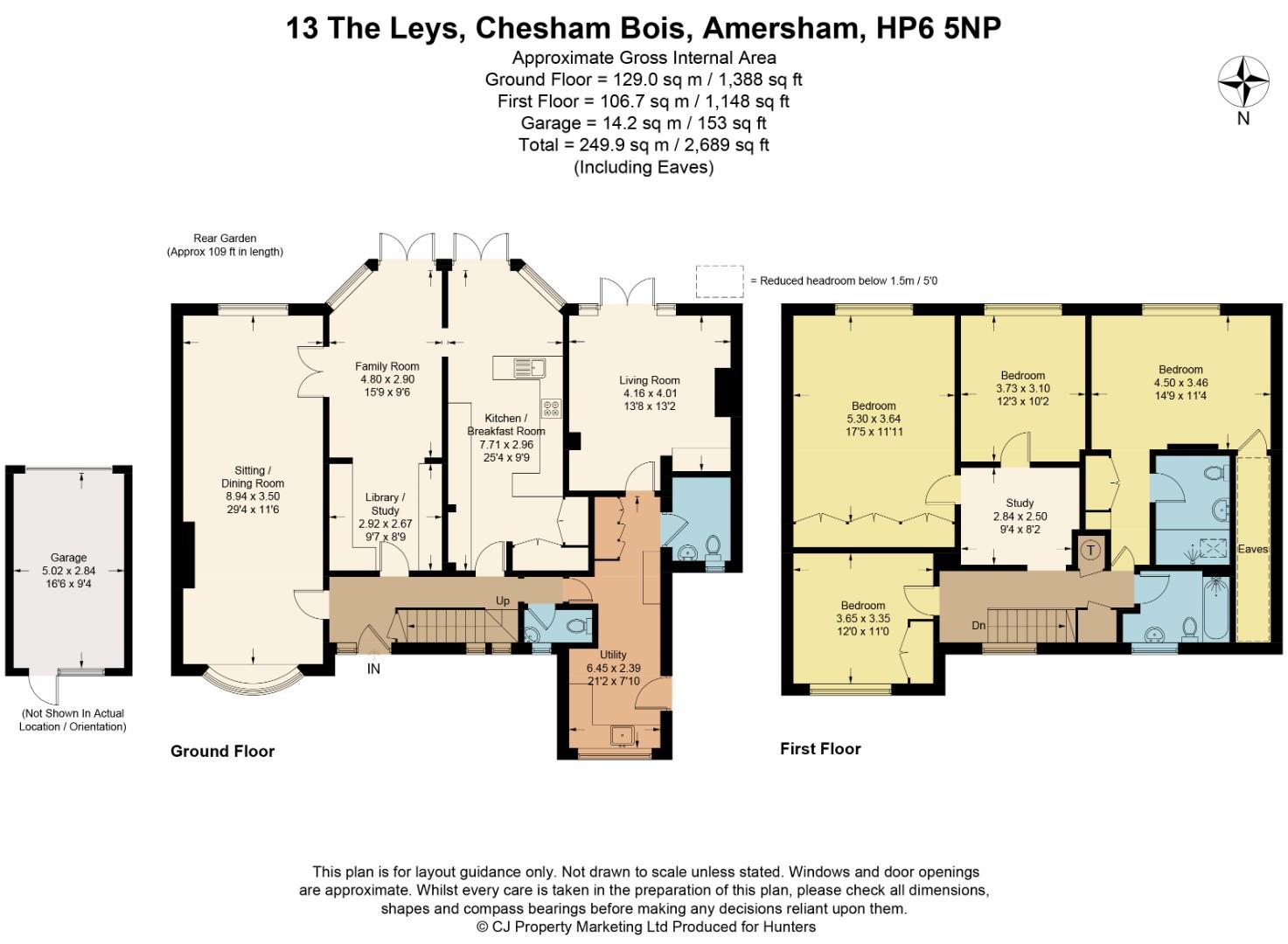 13, The Leys, Amersham floorplan