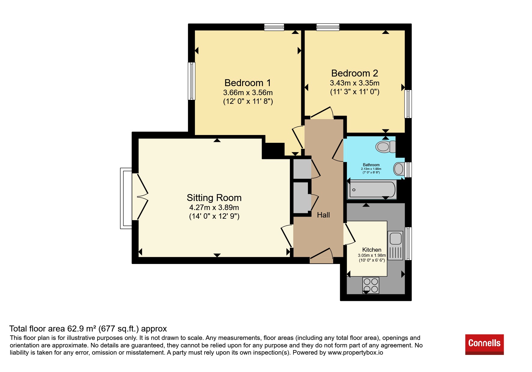 93, Gainey Gardens, Chippenham floorplan