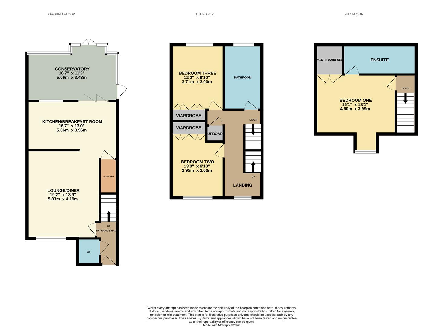6 The Hollies, Snatts Road, Uckfield floorplan