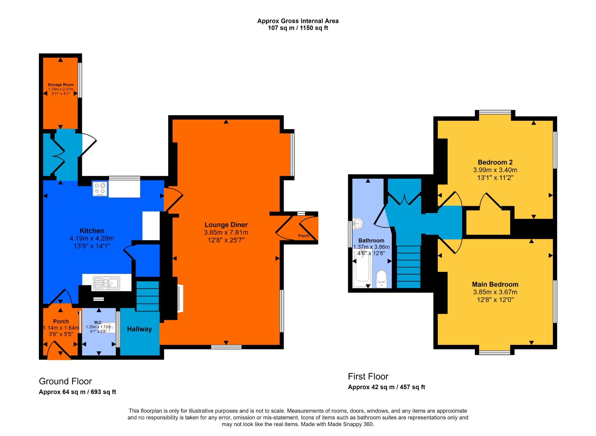 6, West Walks, Dorchester floorplan