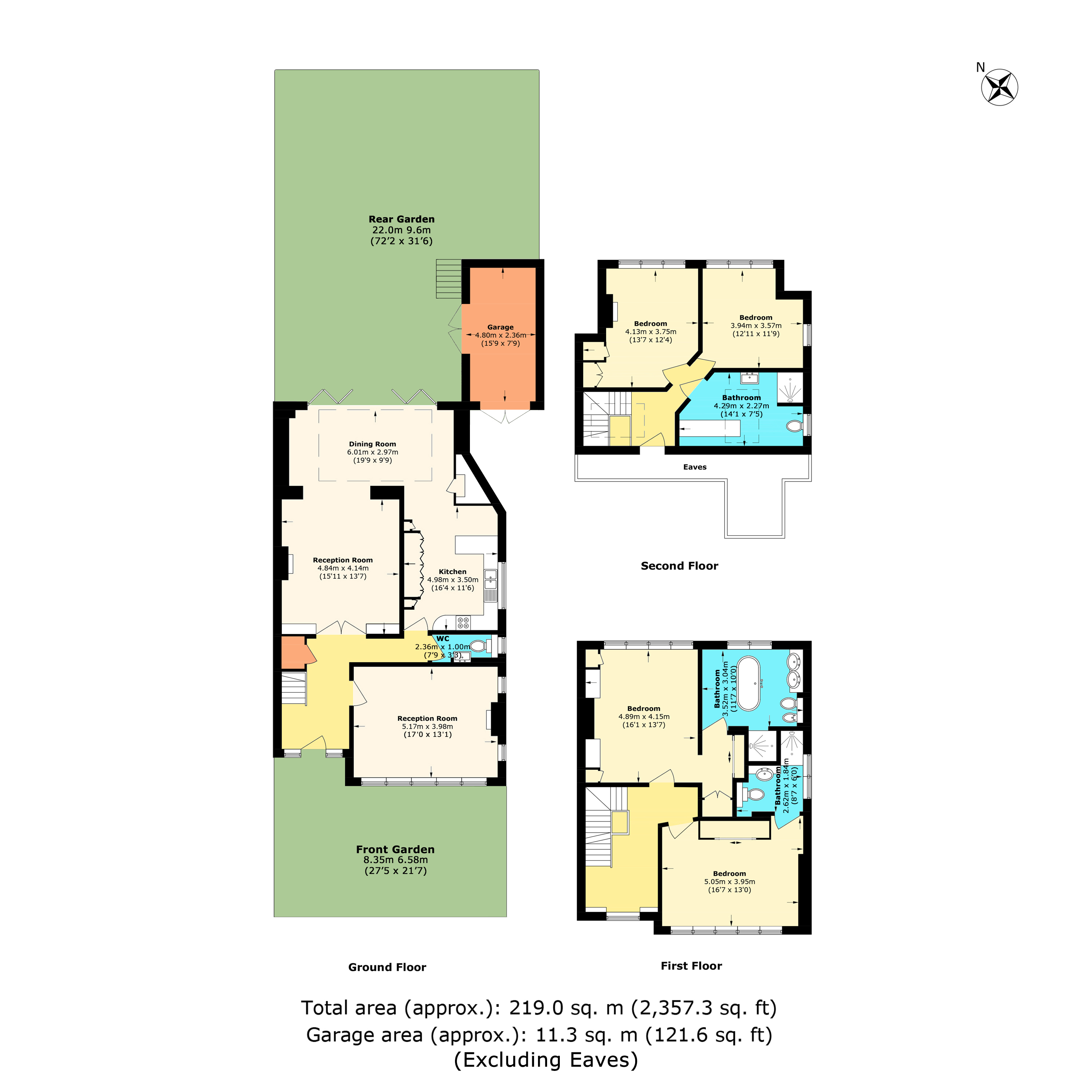 42, Grove Avenue, London floorplan