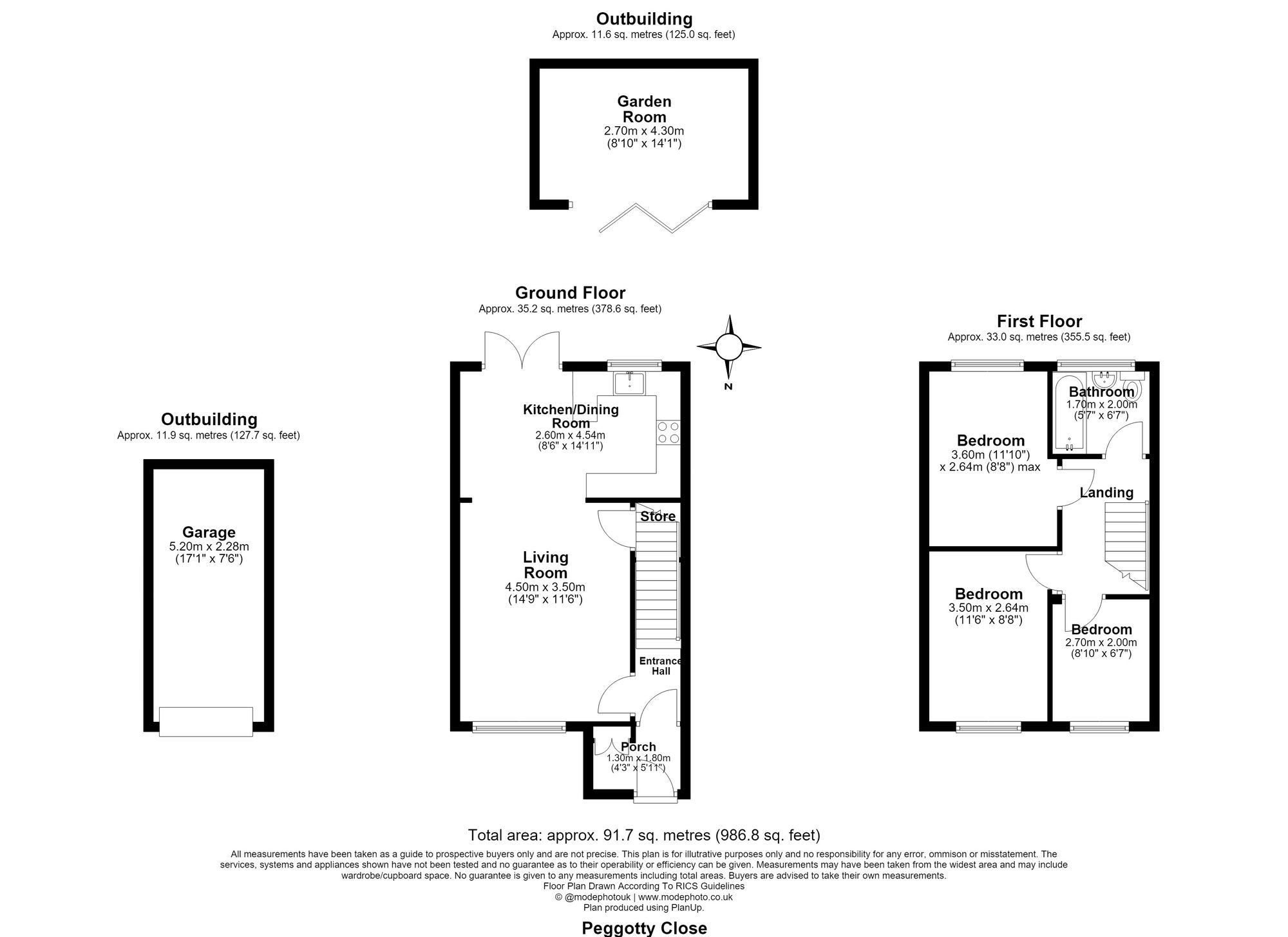 45 Peggotty Close, Chelmsford floorplan