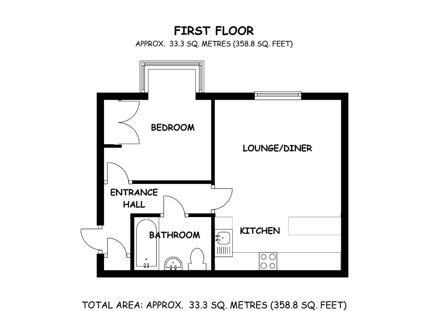 Spoonley Wood, Bancroft Park, Milton Keynes MK13, 1 bedroom flat to