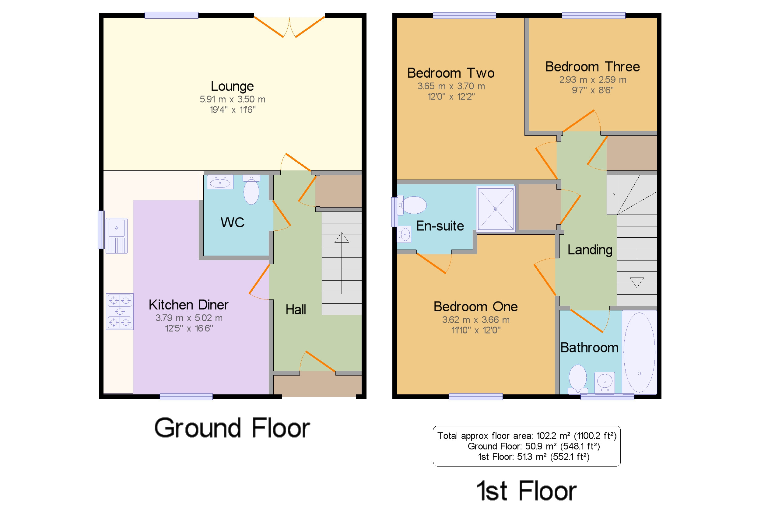 St. Blida Drive, Great Yarmouth floorplan