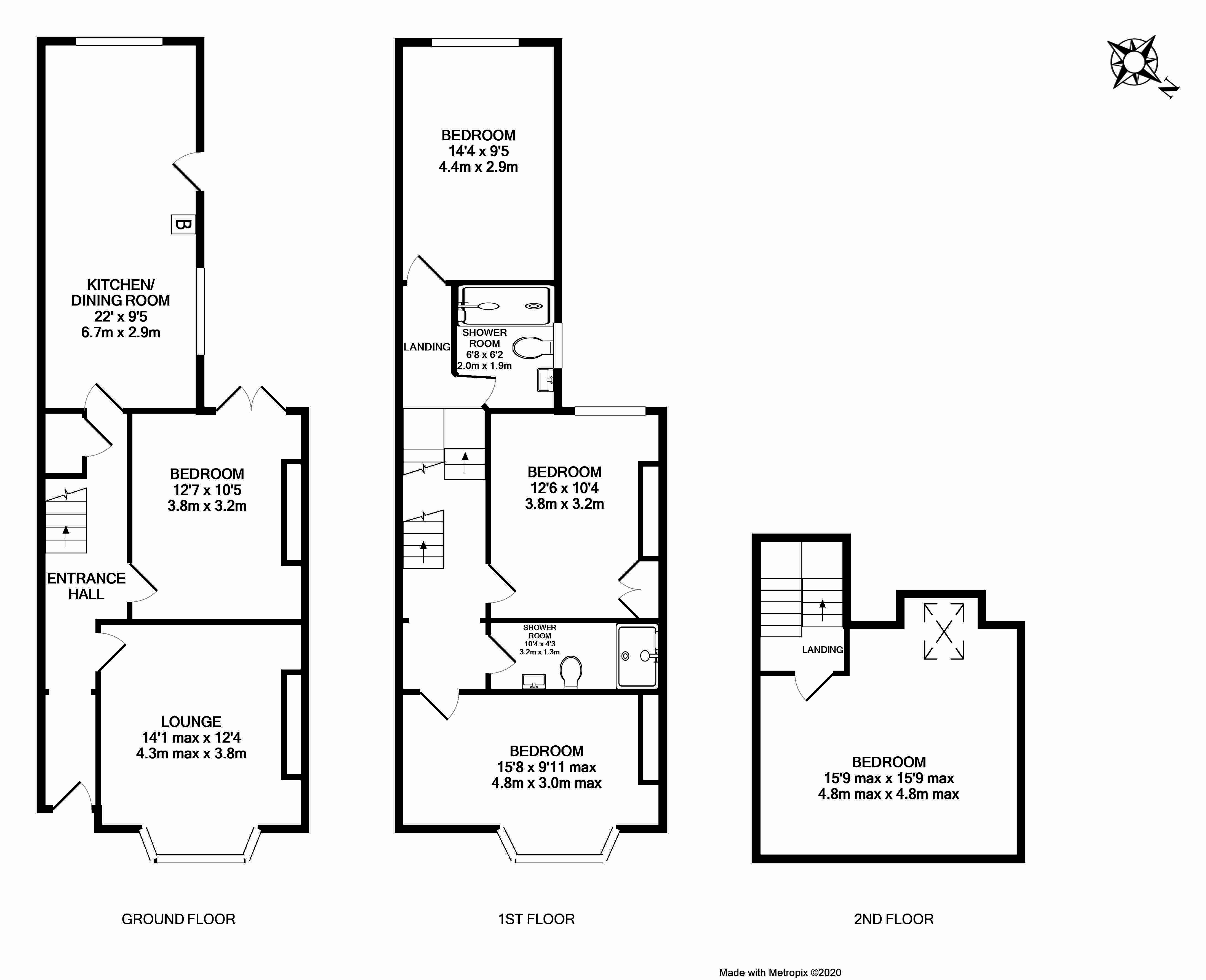 17, St Johns Road, Exeter floorplan
