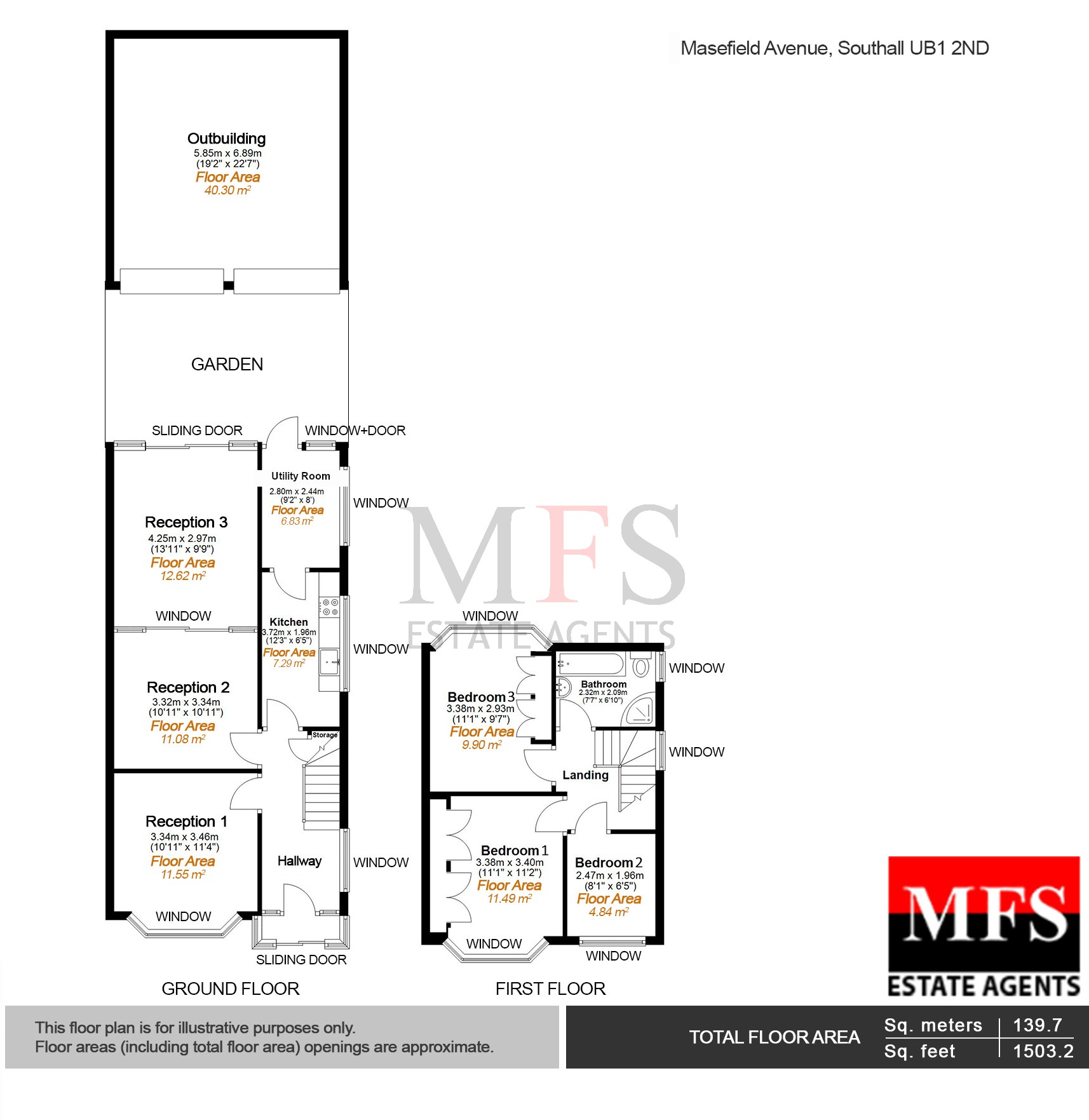 21, Masefield Avenue, Southall floorplan