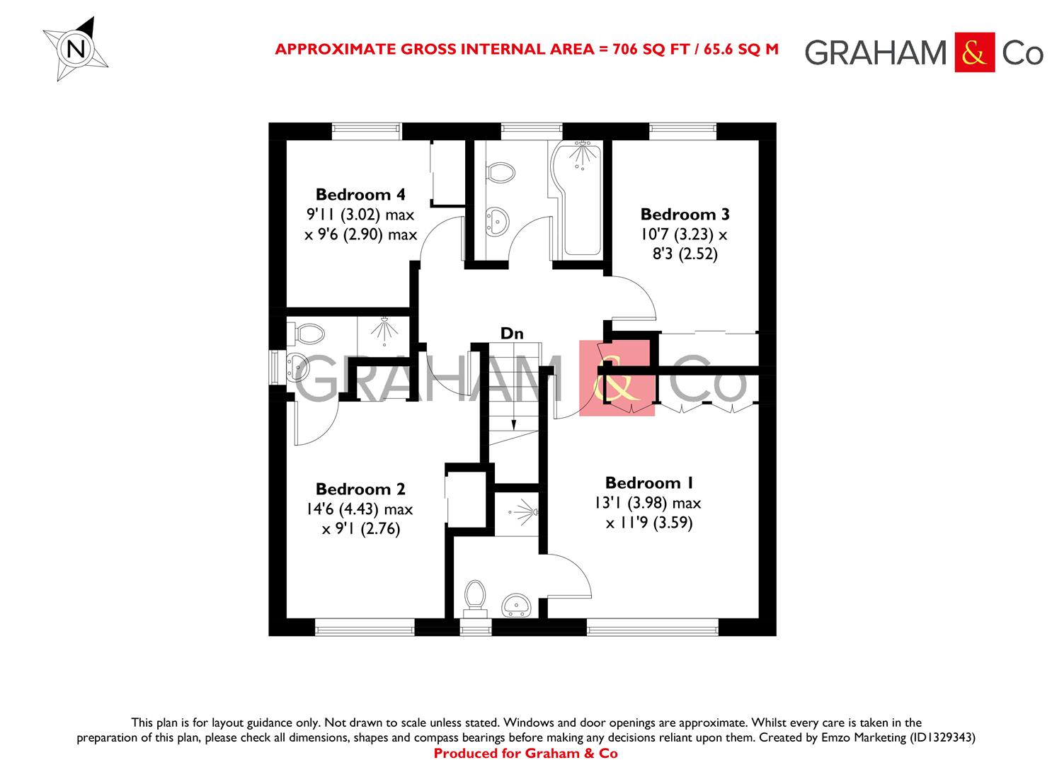 7, Flint Close, Andover floorplan