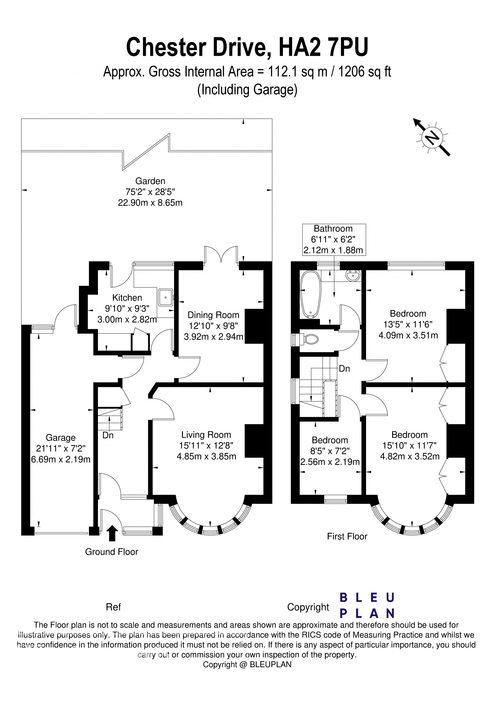 Chester Drive, Harrow HA2, 3 bedroom semidetached house for sale