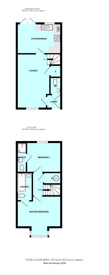 Piper Street, Plymouth floorplan