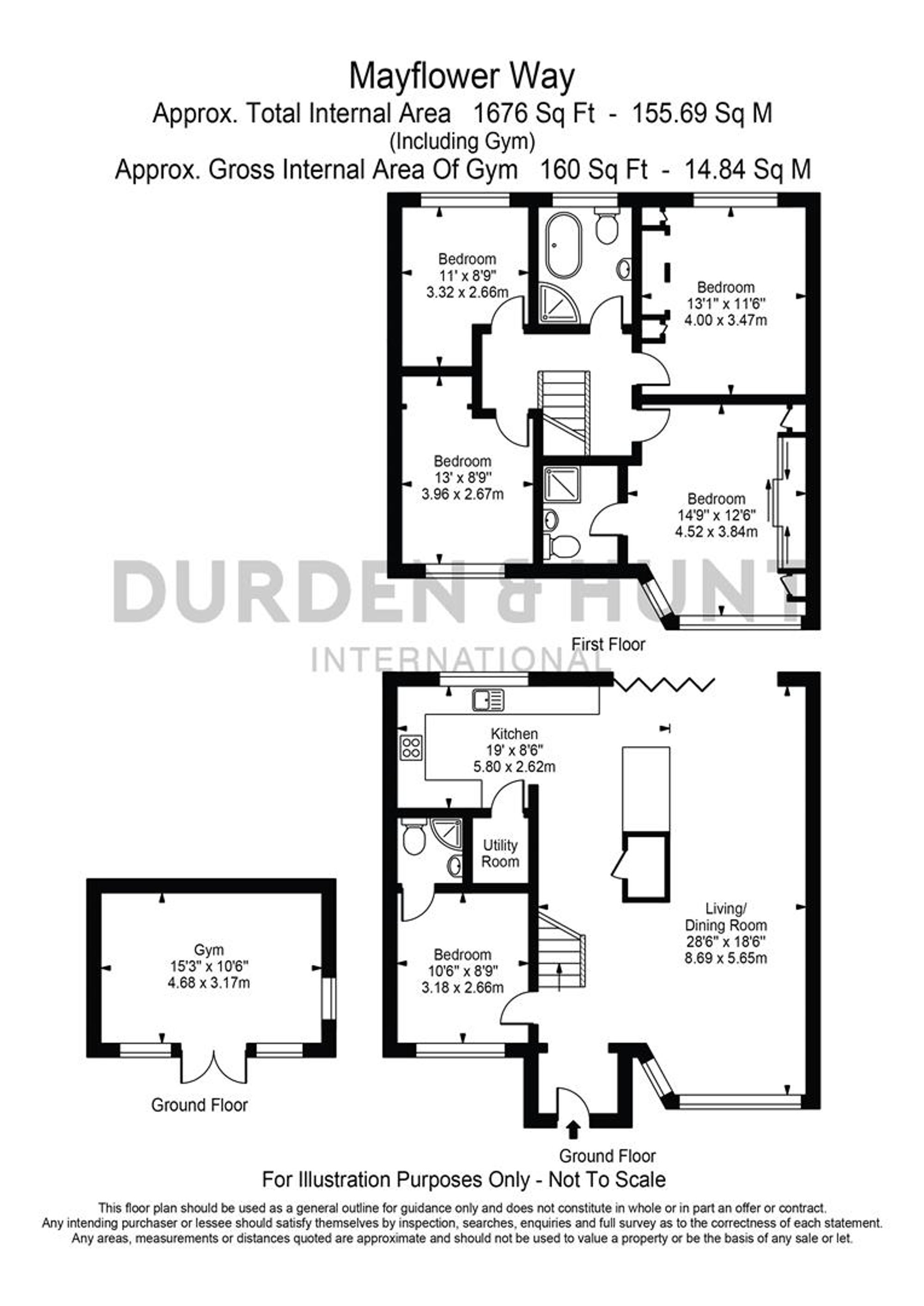 9 Mayflower Way, Ongar floorplan