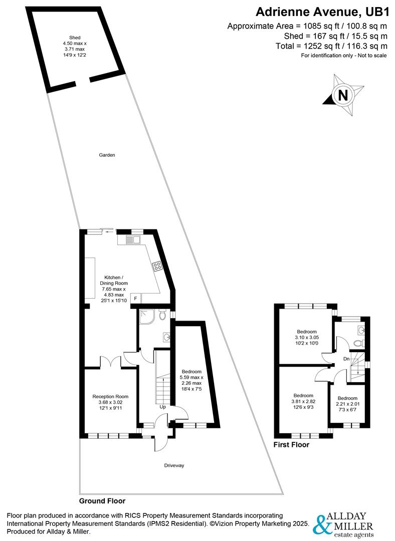 43, Adrienne Avenue, Southall floorplan
