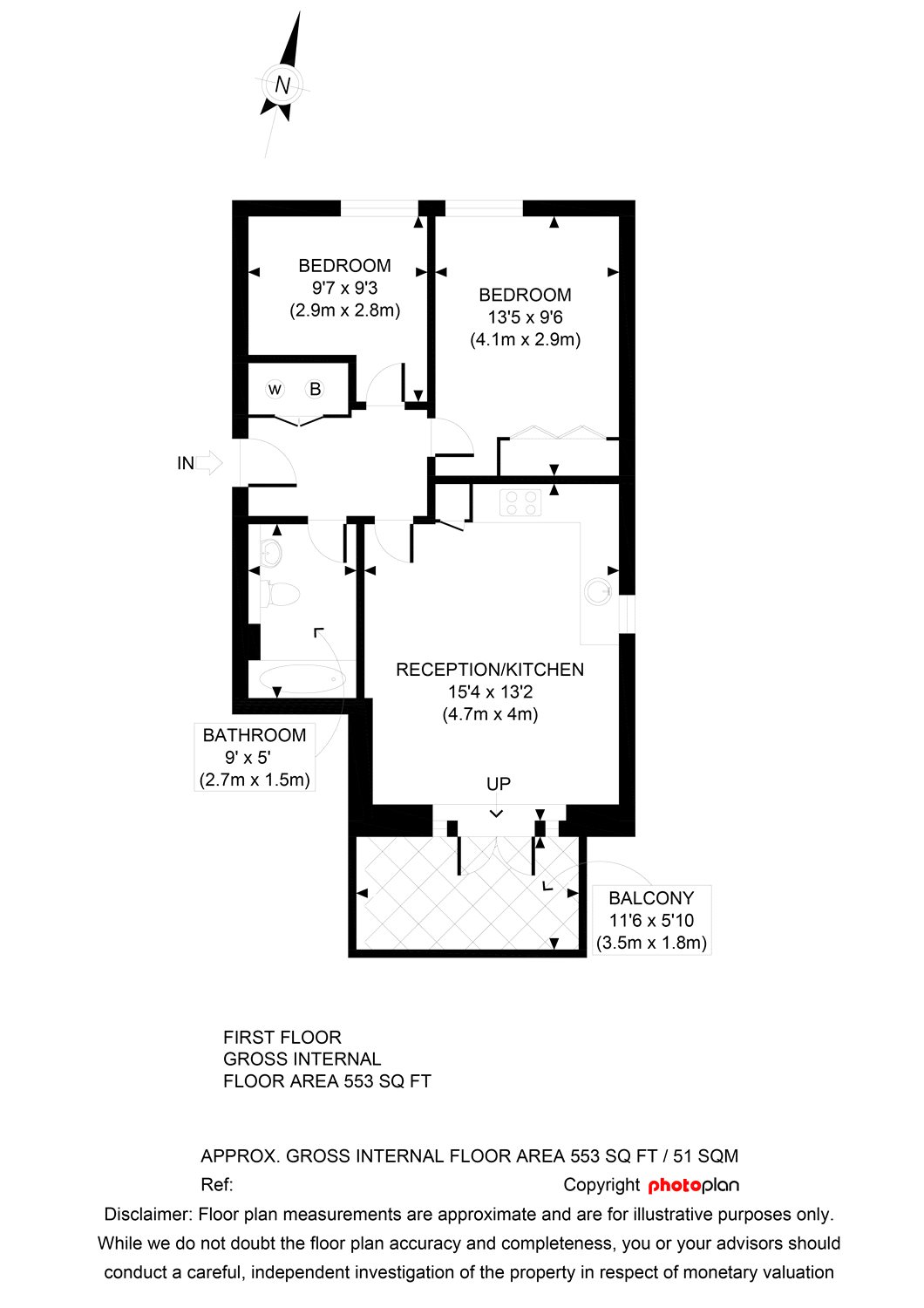 2 Bedrooms Flat to rent in Claridge House, 91-95 Mortimer Road, London NW10