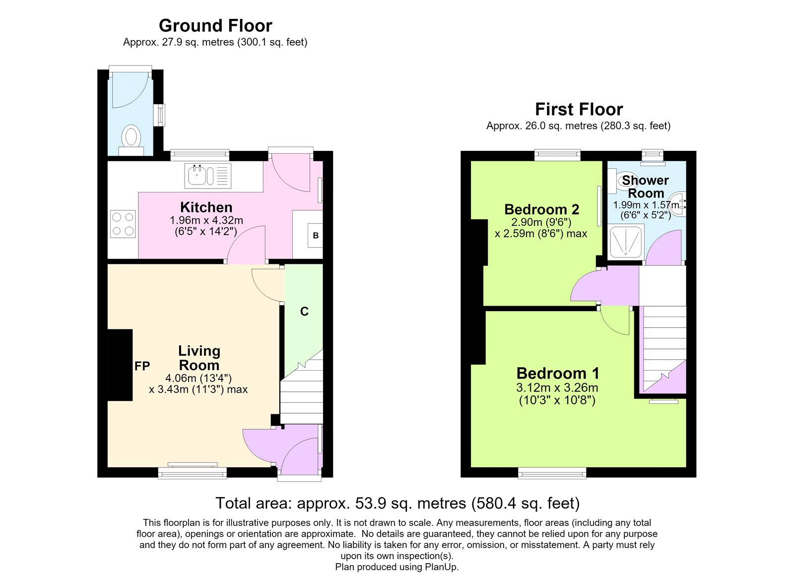 Poplar Row, Ceredigion floorplan