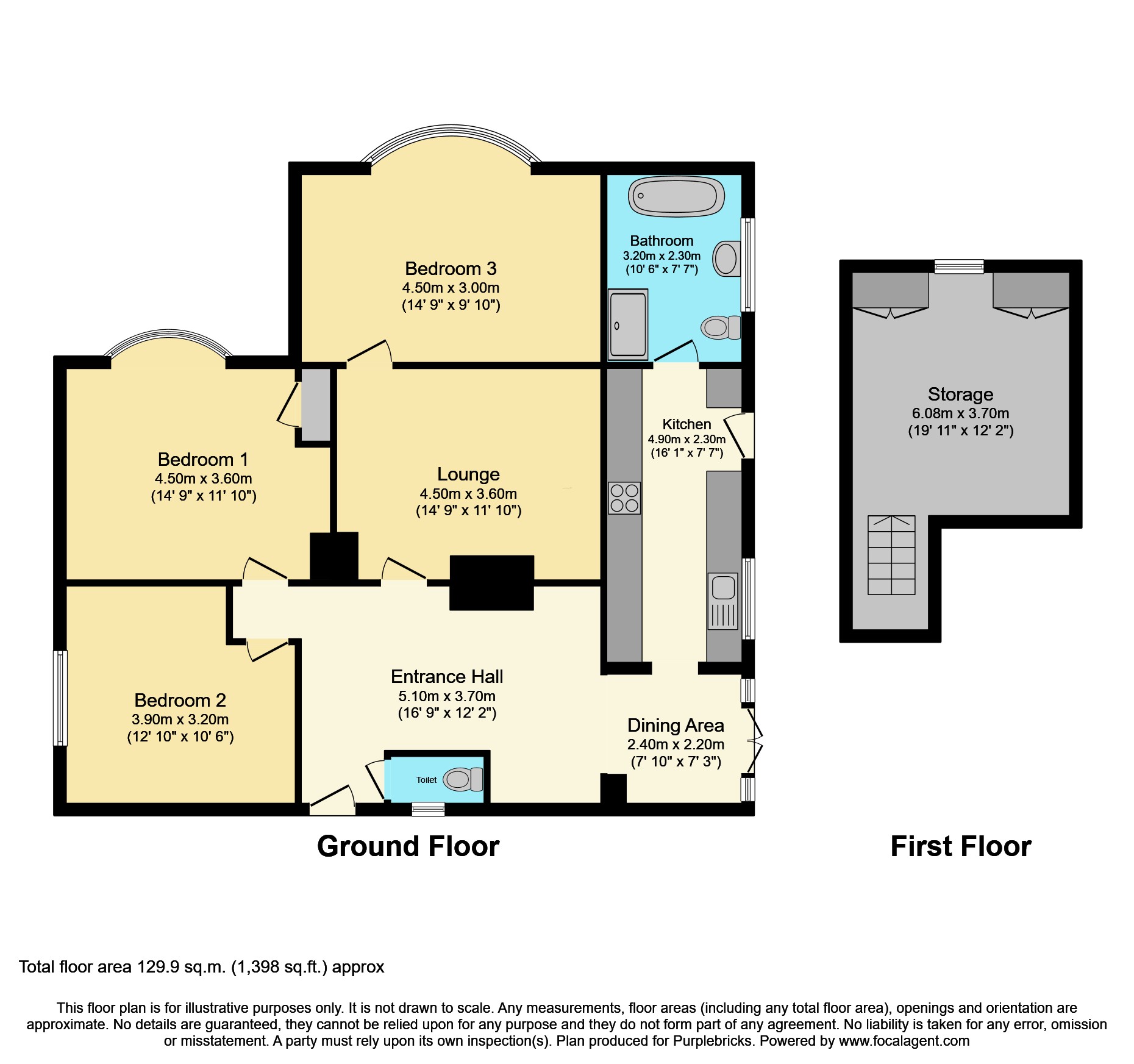 239, Horbury Road, Wakefield floorplan