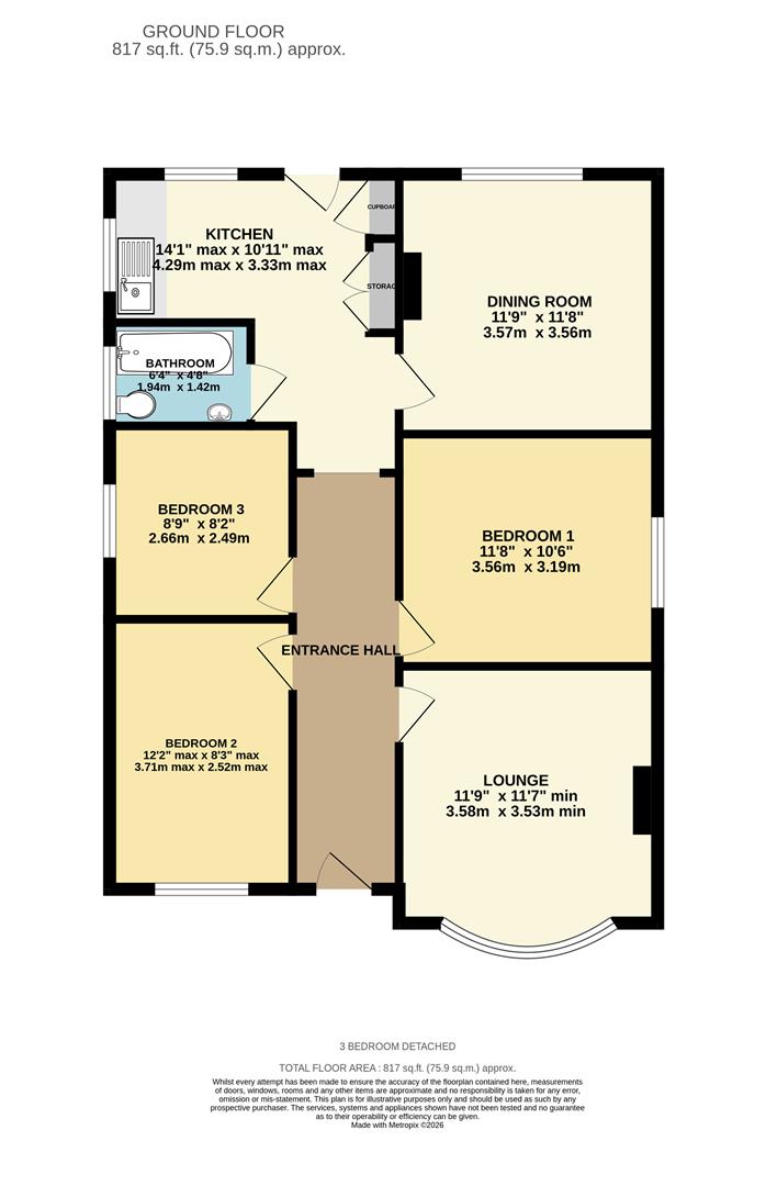 62, Hatch Lane, Basingstoke floorplan