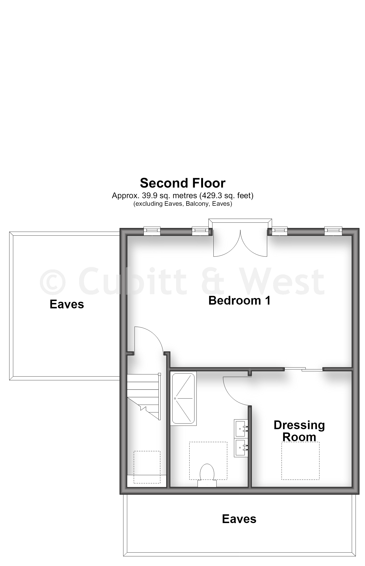 11, Pinova Close, Crawley floorplan