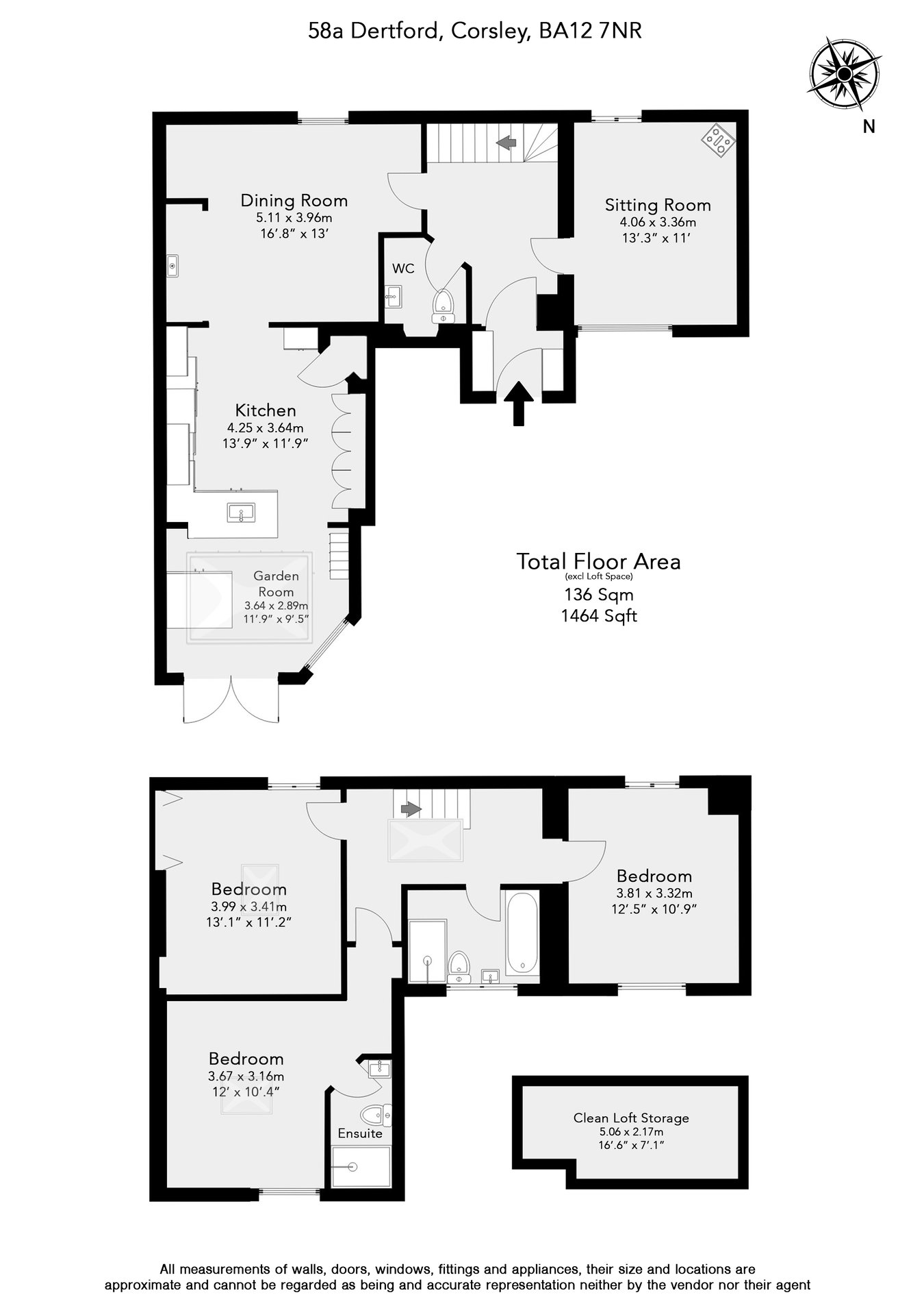 Bluebell Cottage, Dertford, Corsley floorplan
