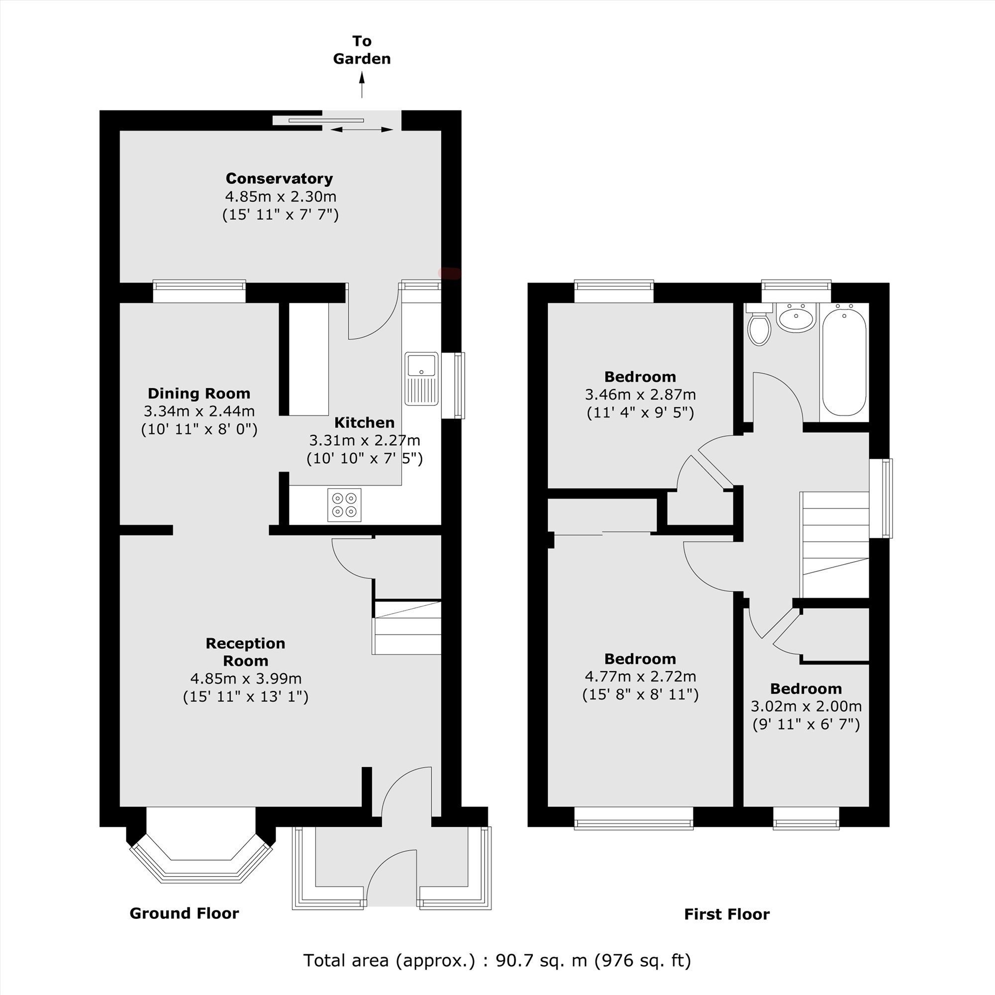 40, Wardell Close, London floorplan