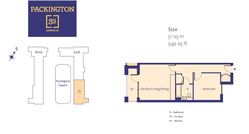 1 Bedrooms Flat for sale in Packington Square, Islington N1