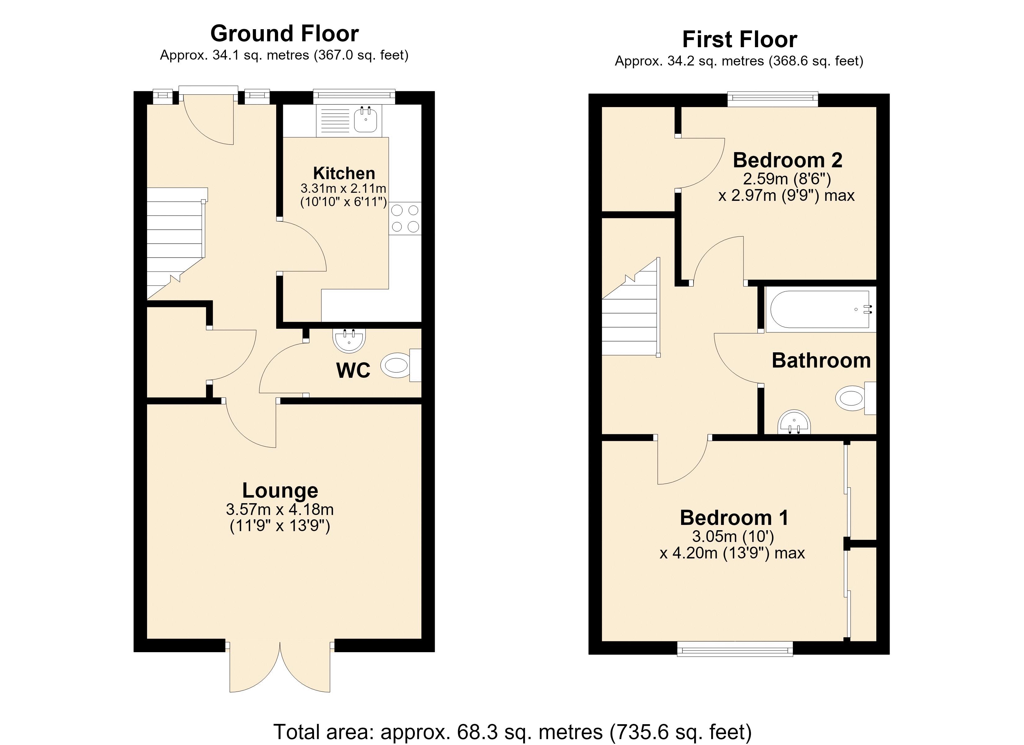 Armstrong Road, Newcastle floorplan