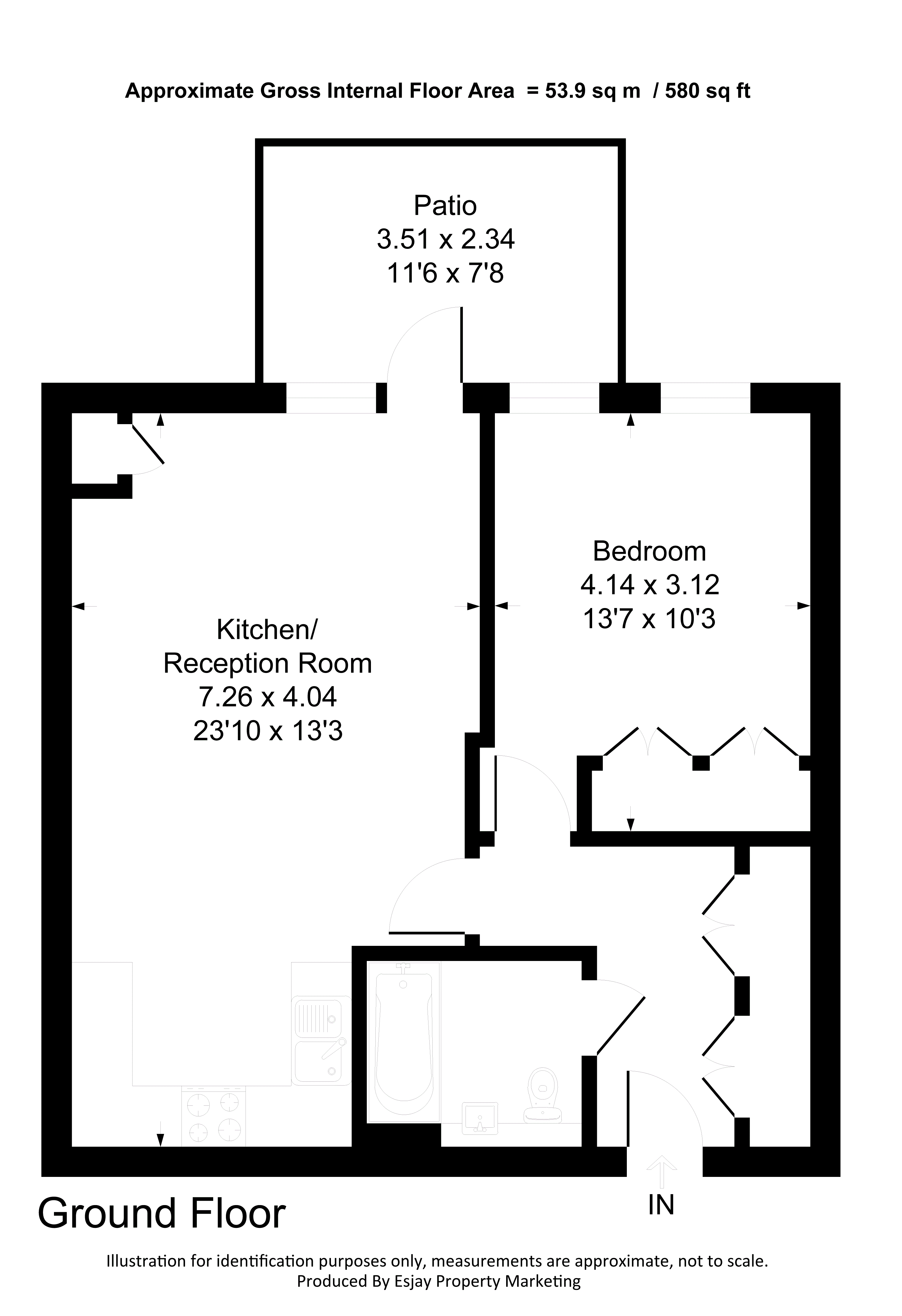 6 Wells House,, Gunpowder Road, Worcester Park floorplan