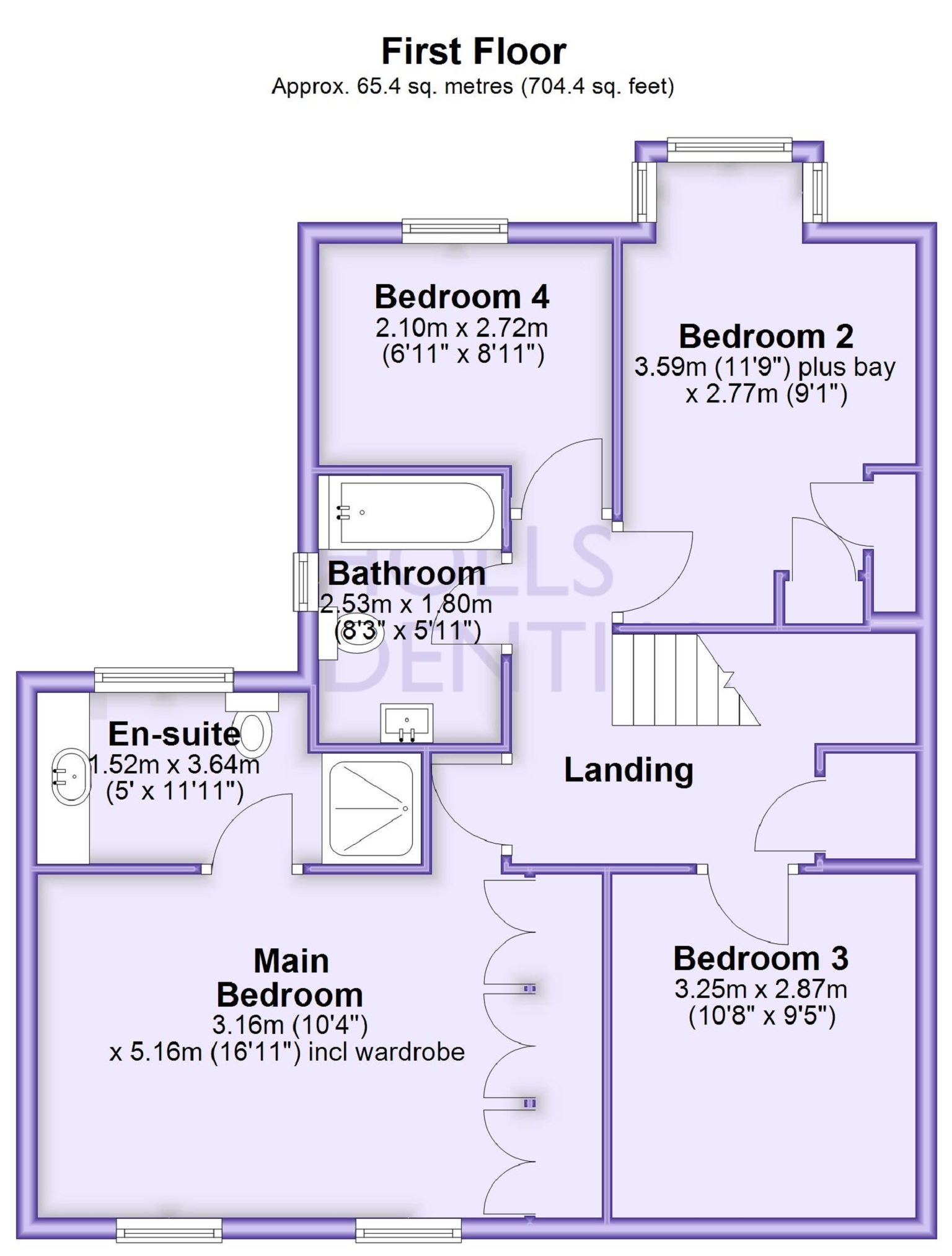 10, Oaklands Close, Chessington floorplan