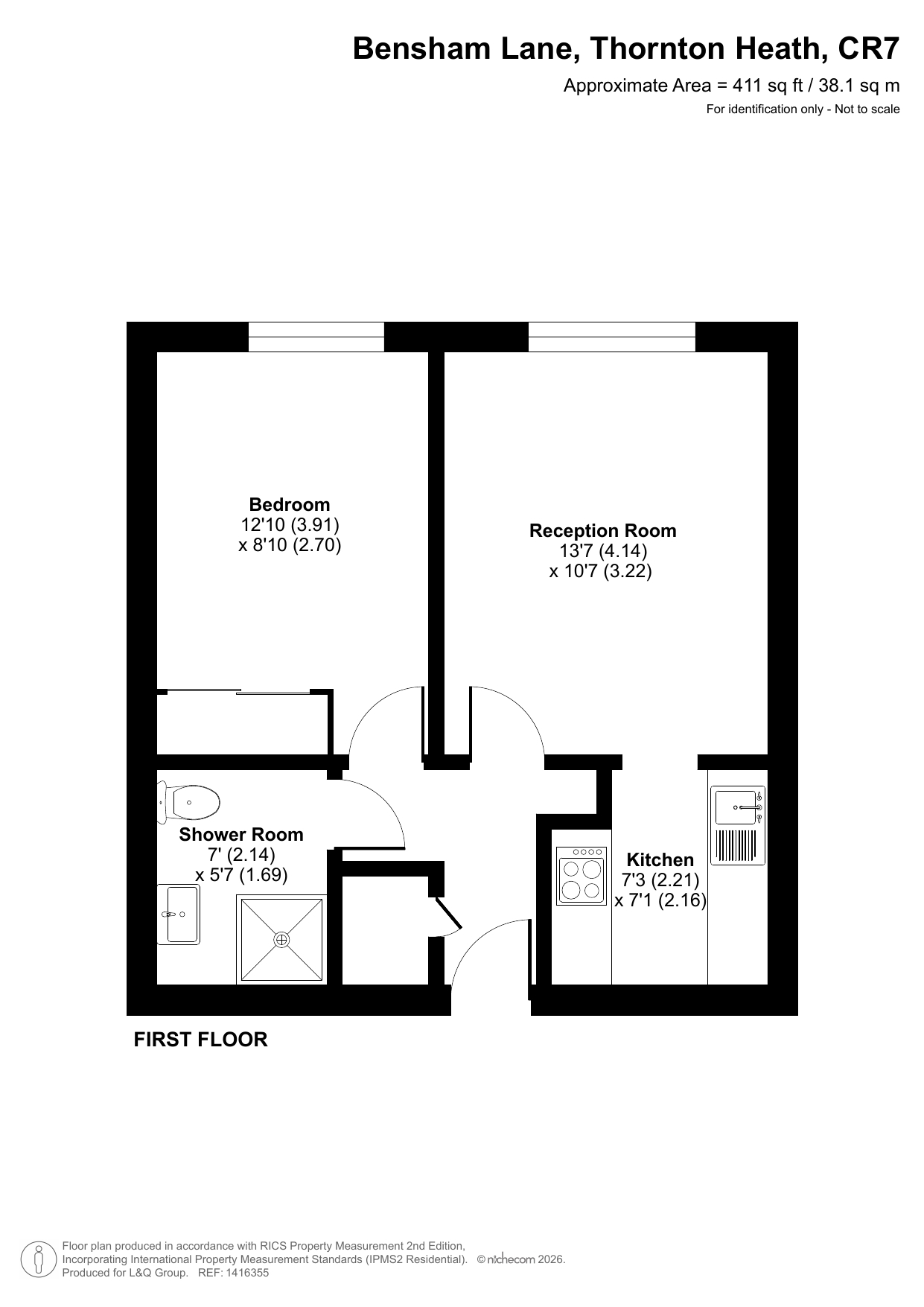 Bensham Ln, Thornton Heath floorplan
