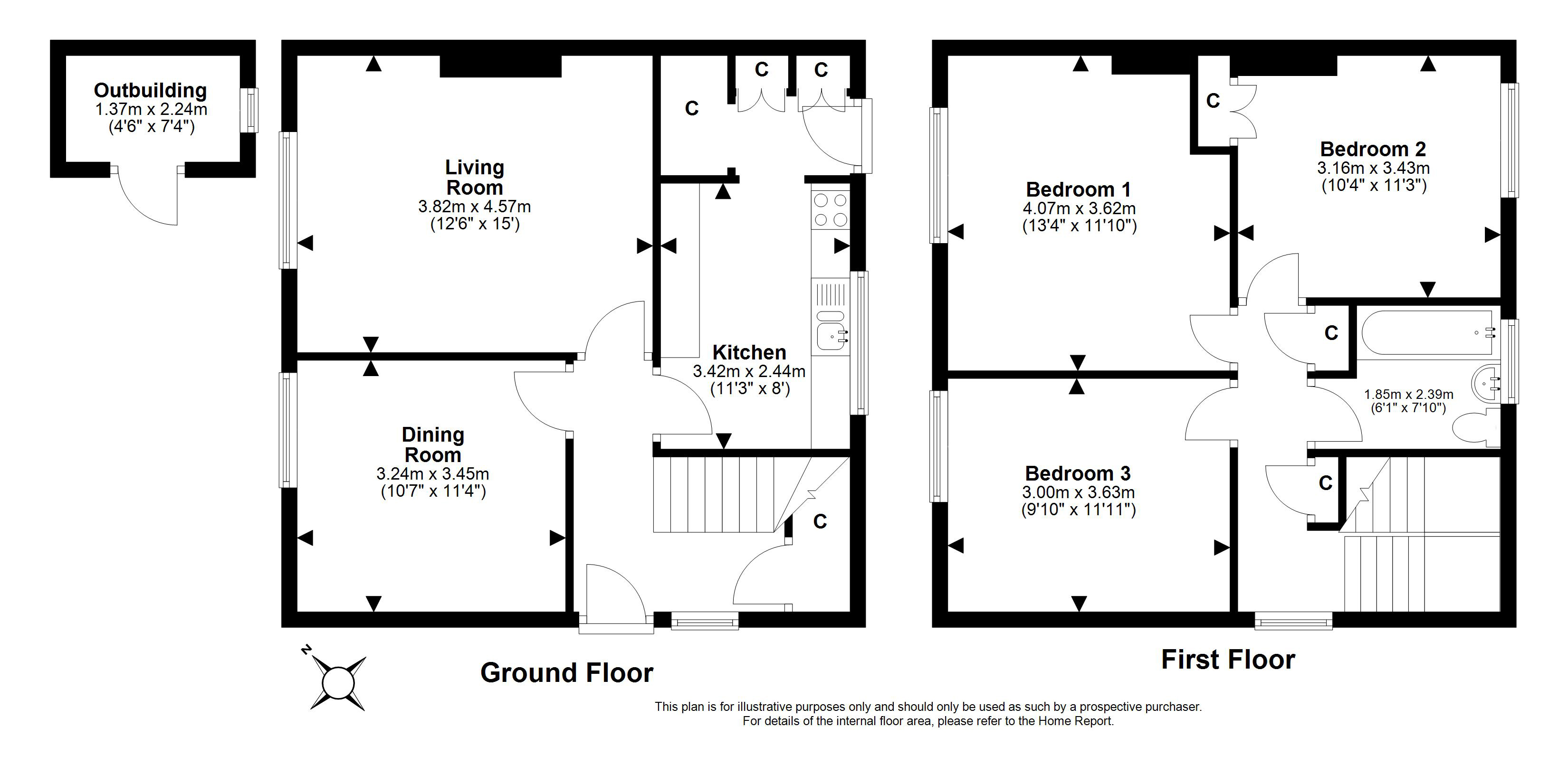 14, Woodburn Gardens, Dalkeith floorplan