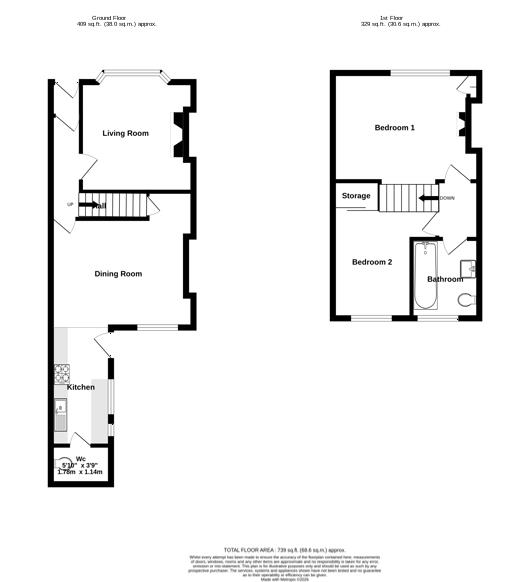 Russell Street, York floorplan